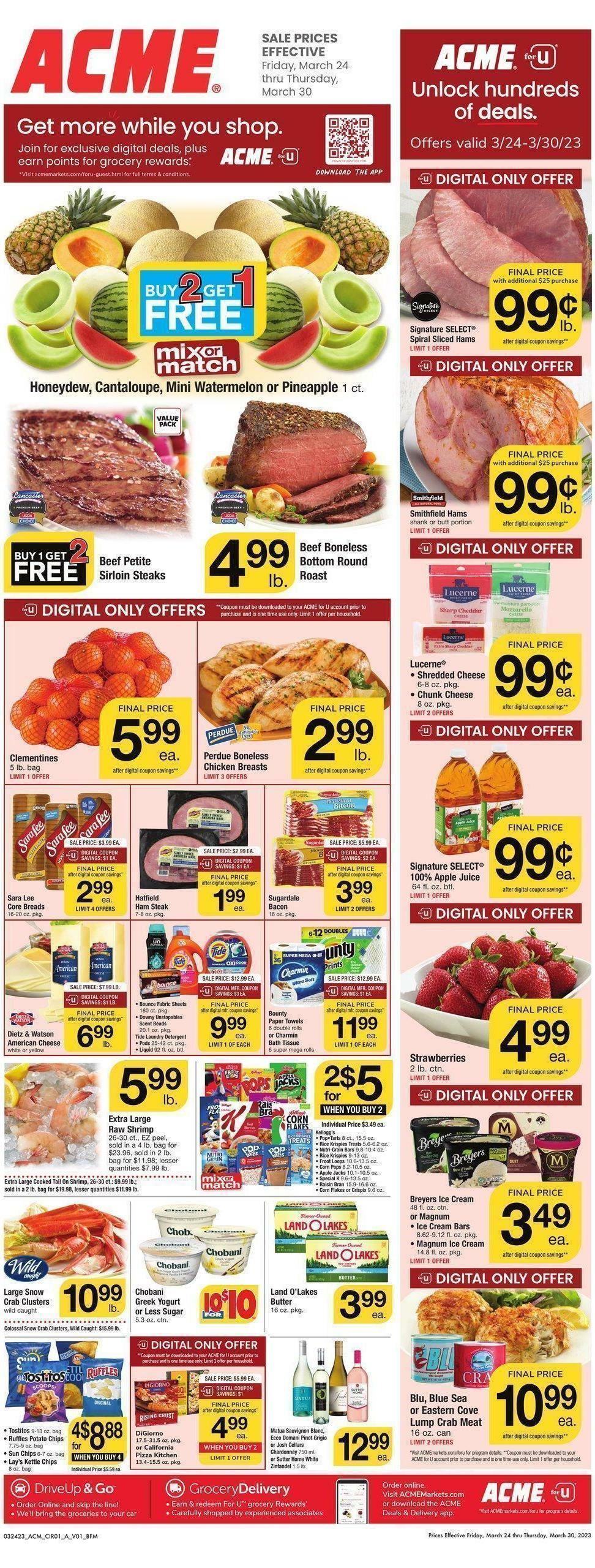 ACME Markets Weekly Ads & Special Buys from March 24