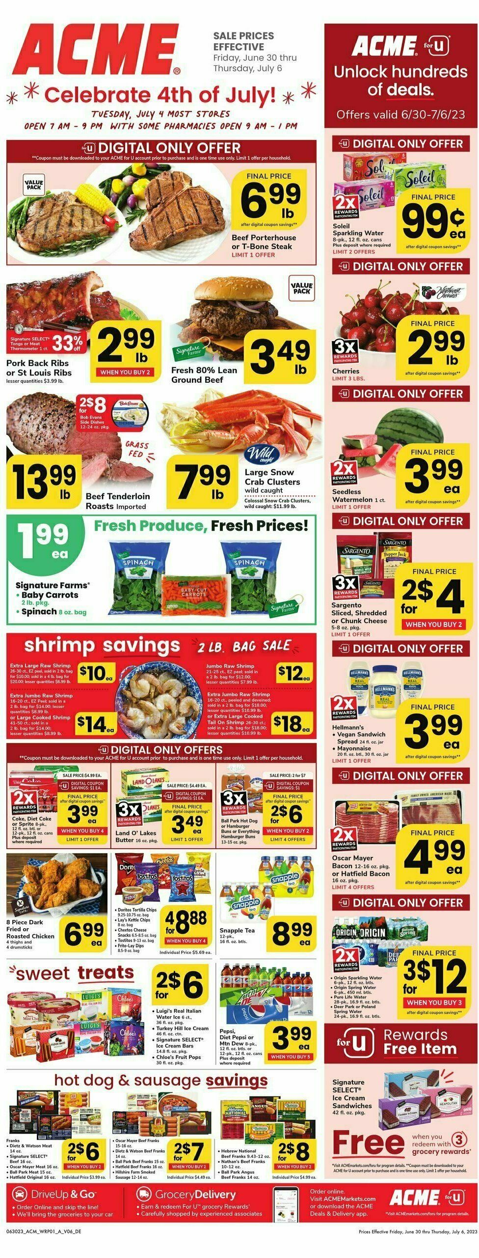 ACME Markets Weekly Ads & Special Buys from June 30