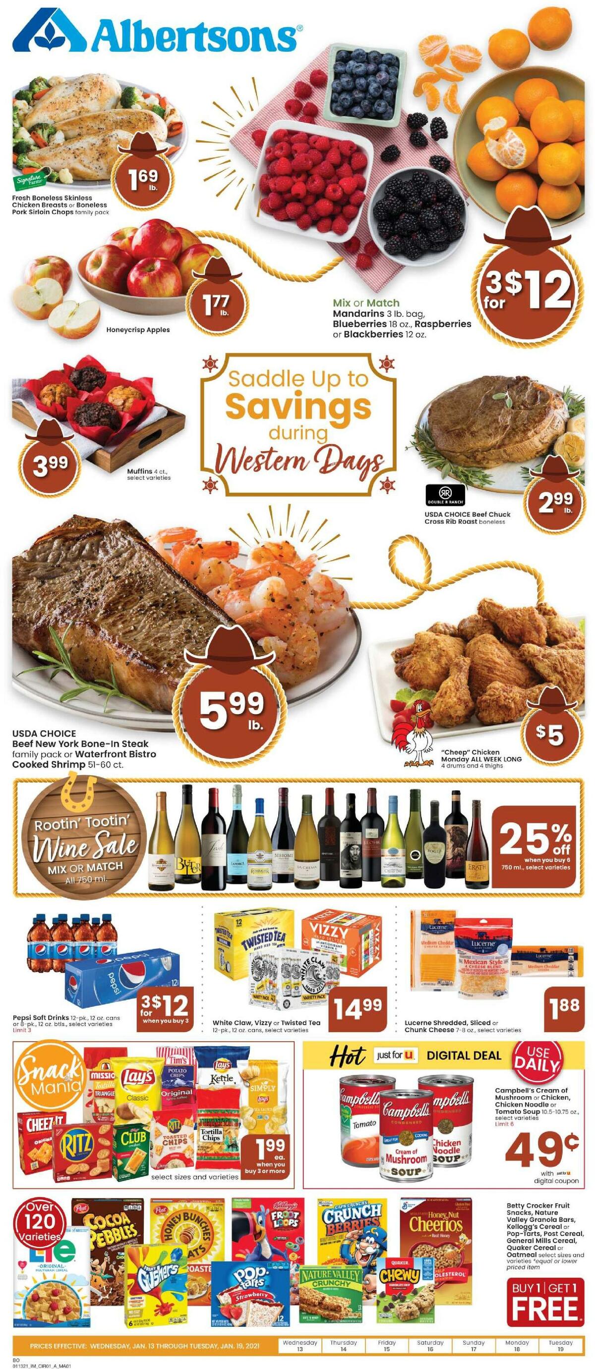 Albertsons Weekly Ads & Special Buys from January 13