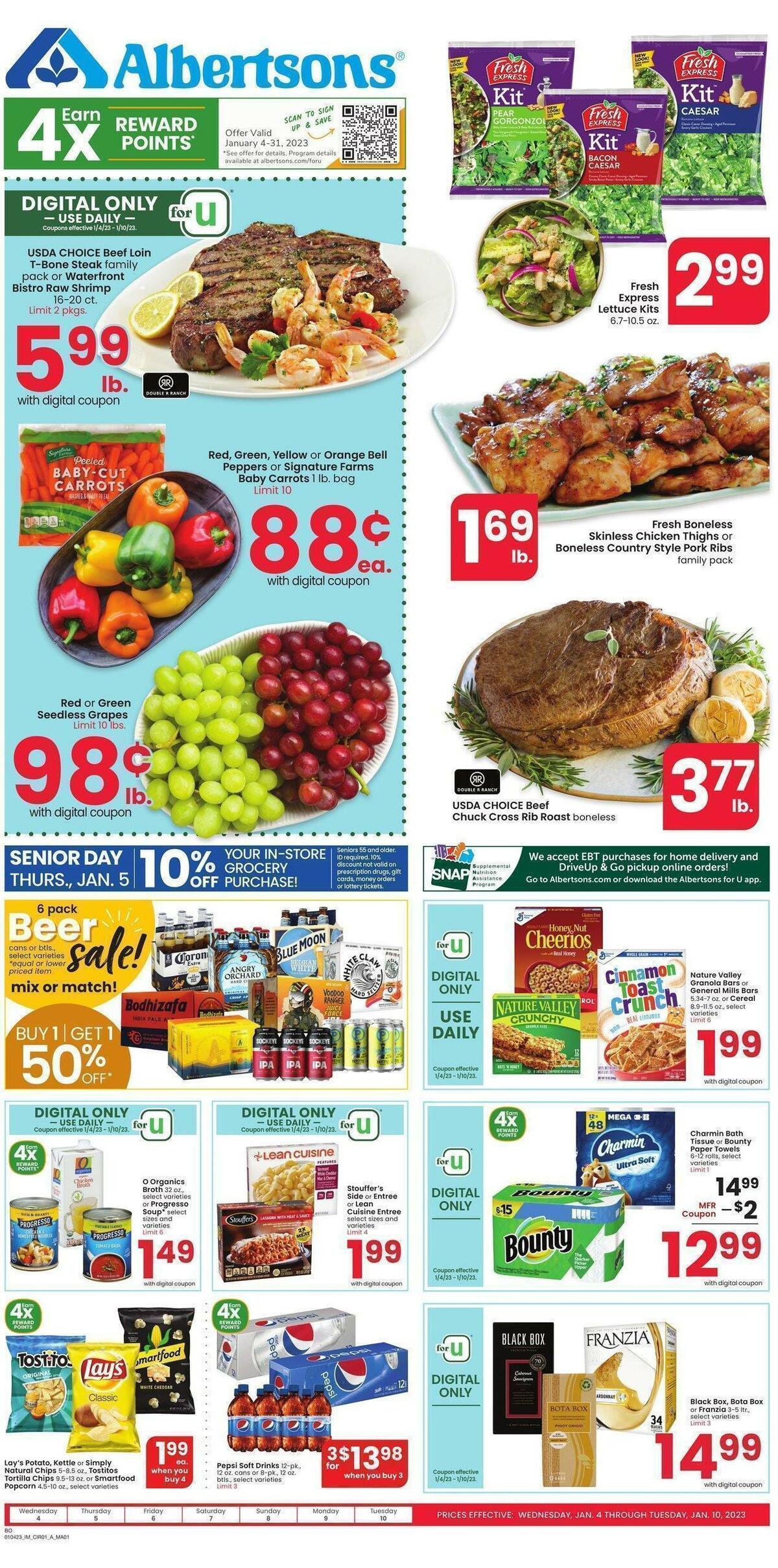 Albertsons Weekly Ads & Special Buys from January 4