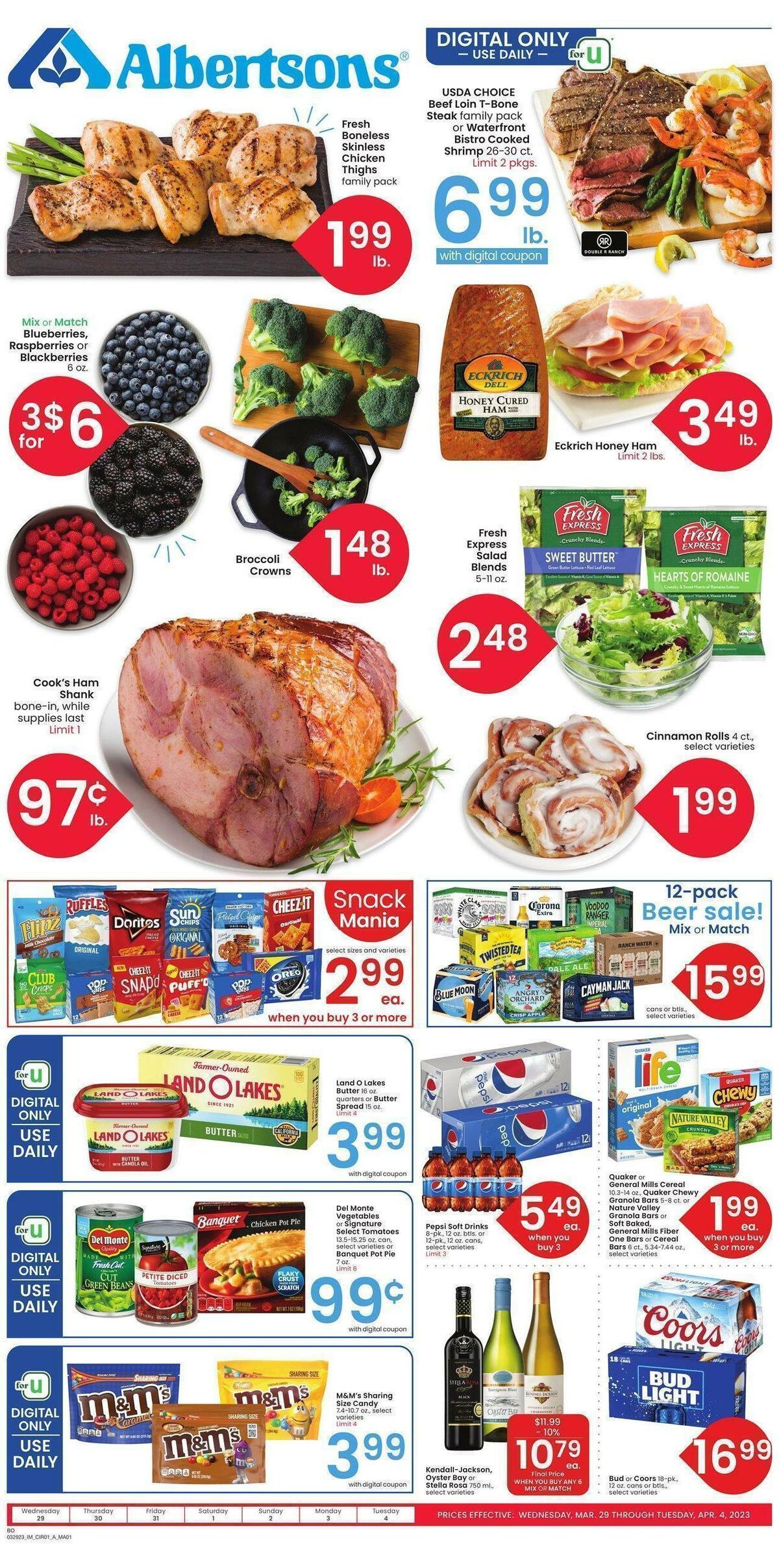 Albertsons Weekly Ads & Special Buys from March 29