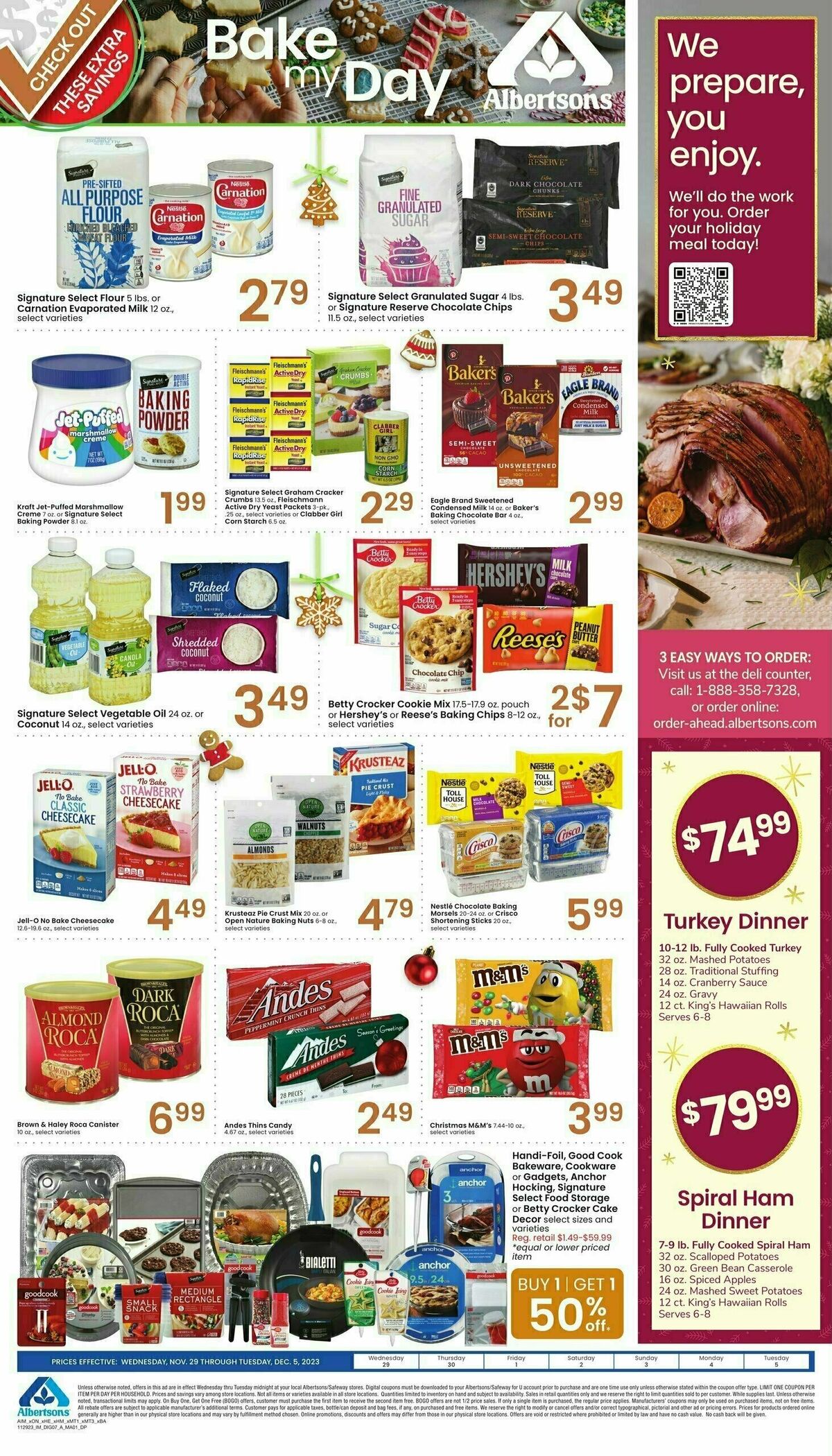 Albertsons Bonus Savings Weekly Ads & Special Buys from November 29