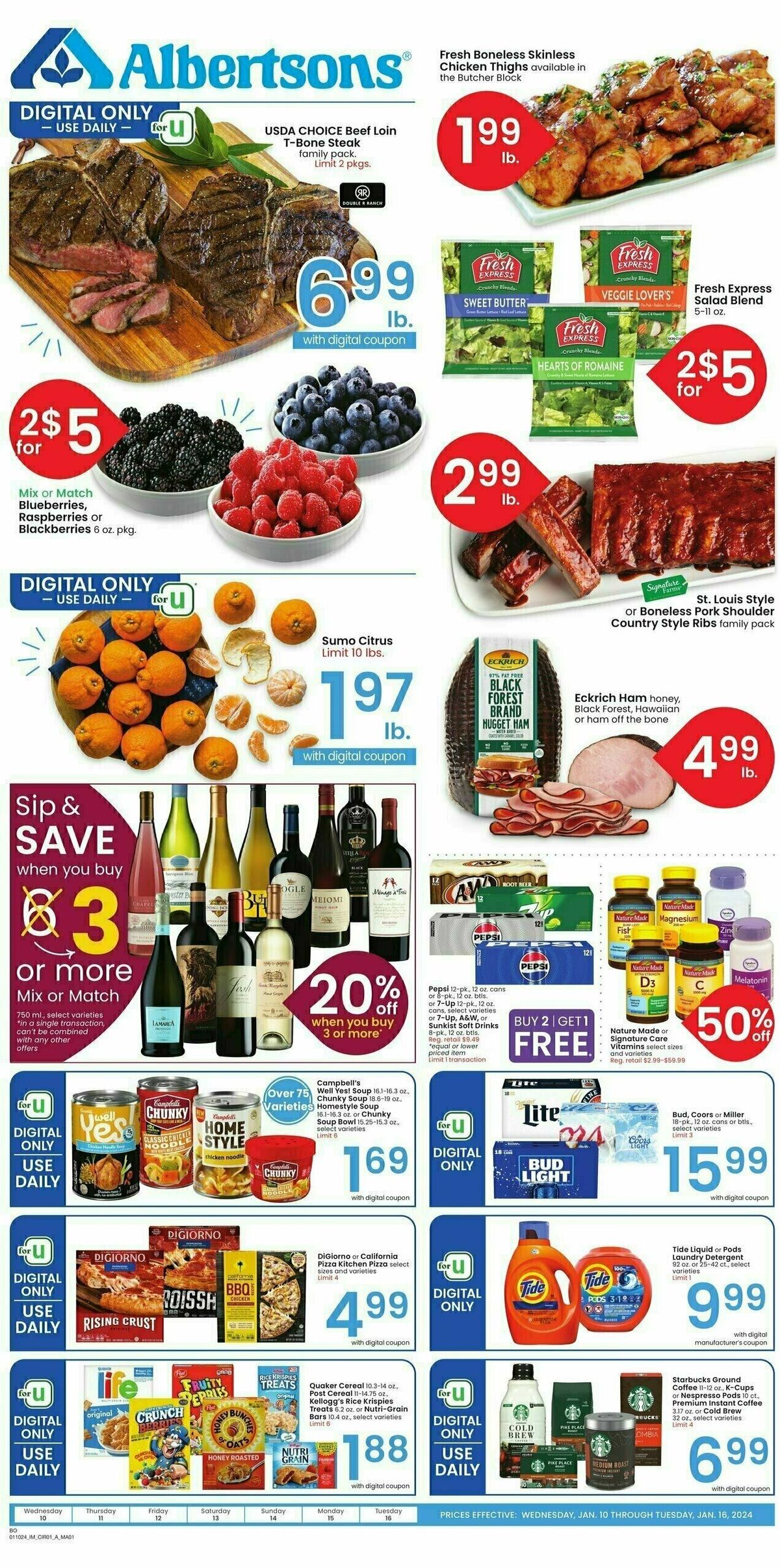 Albertsons Weekly Ads & Special Buys from January 10