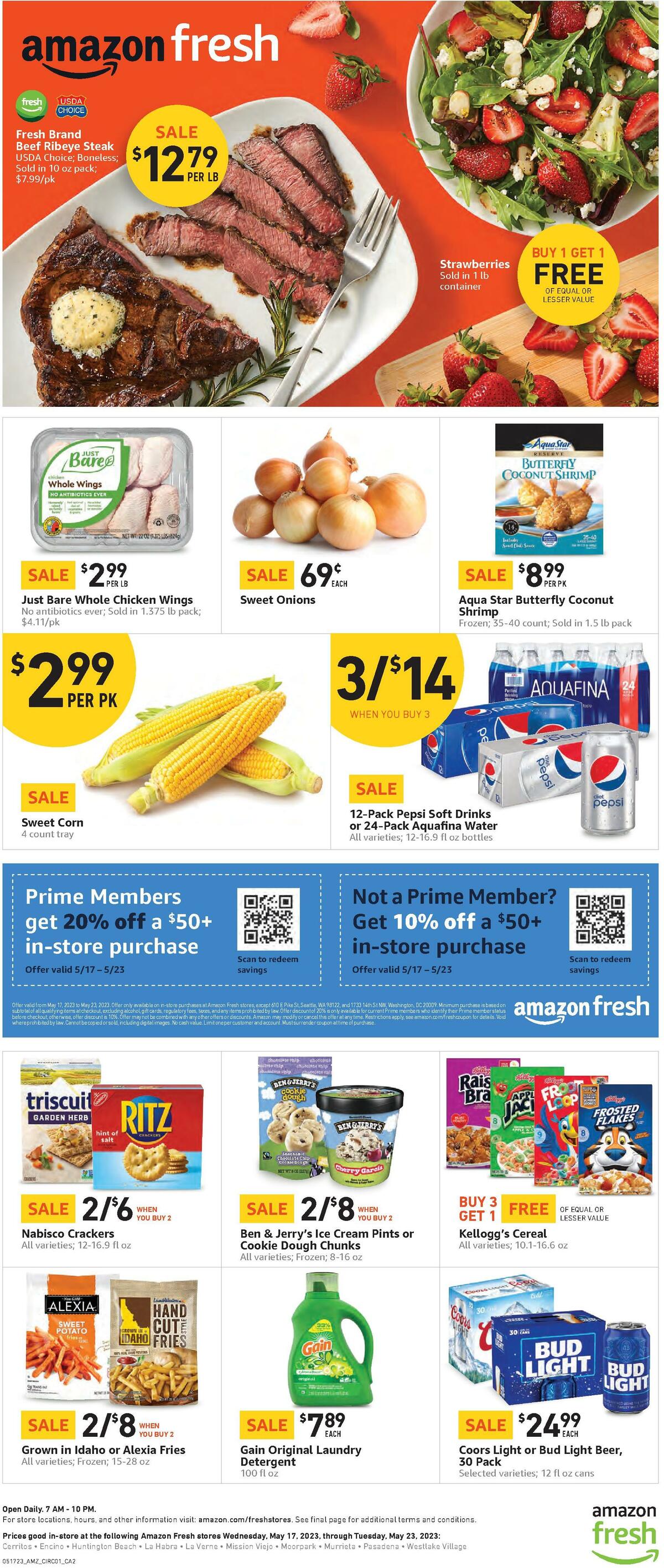 Amazon Fresh Weekly Sale Ads from May 17