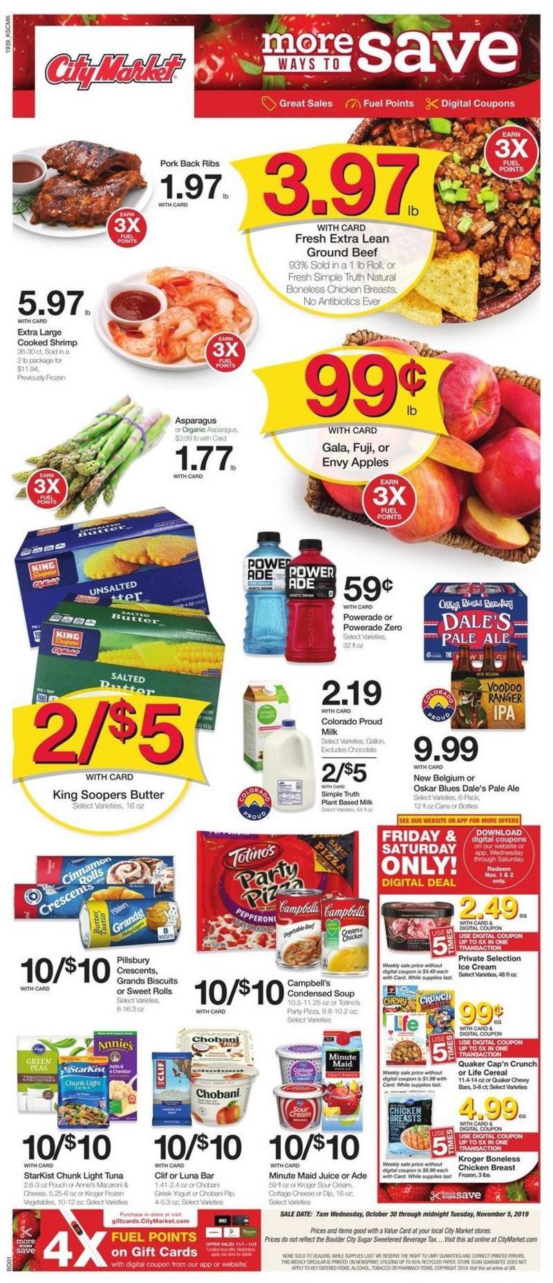 City Market Weekly Ads & Special Buys from October 30