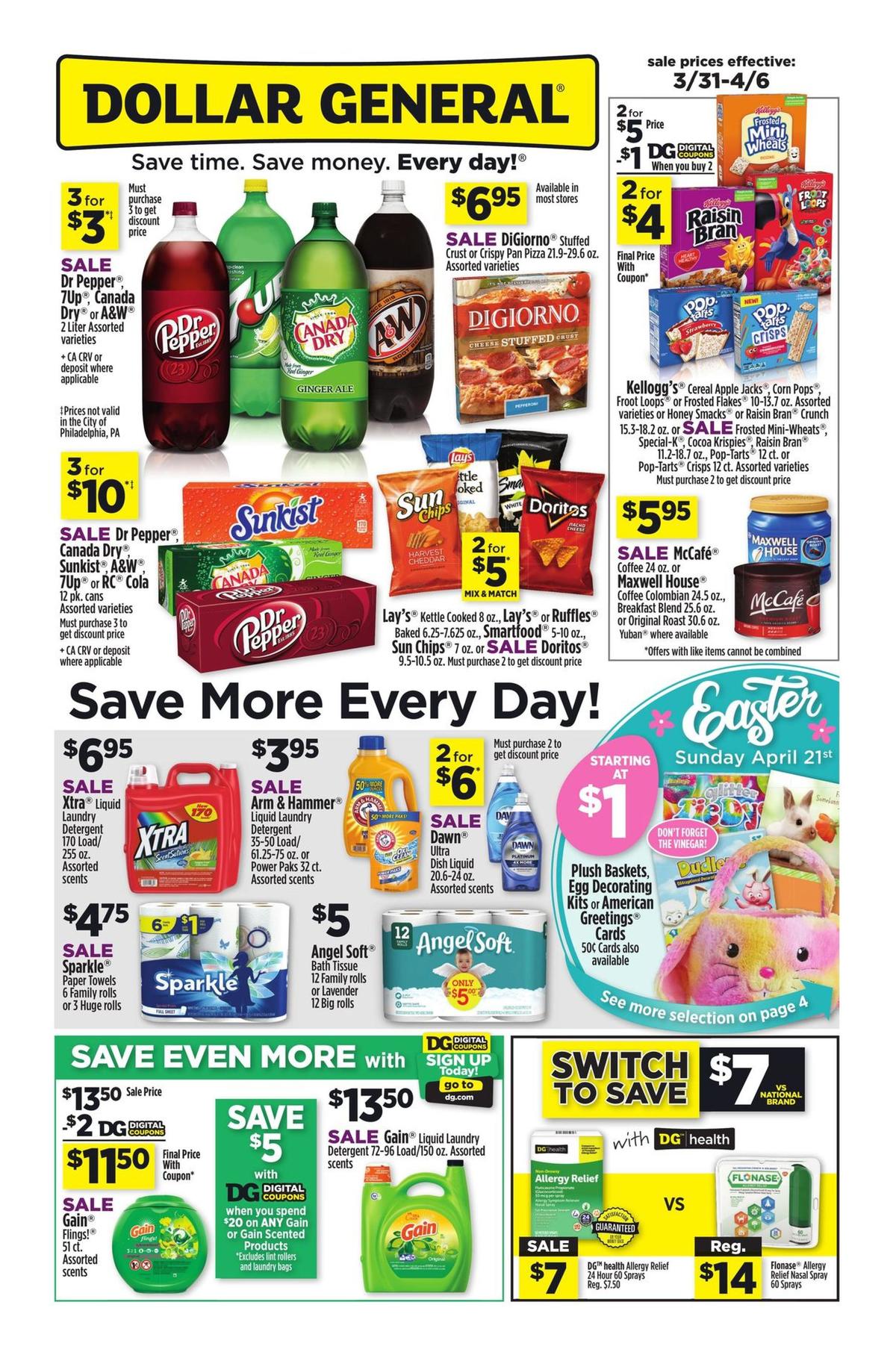 Dollar General Weekly Ads and Circulars from March 31