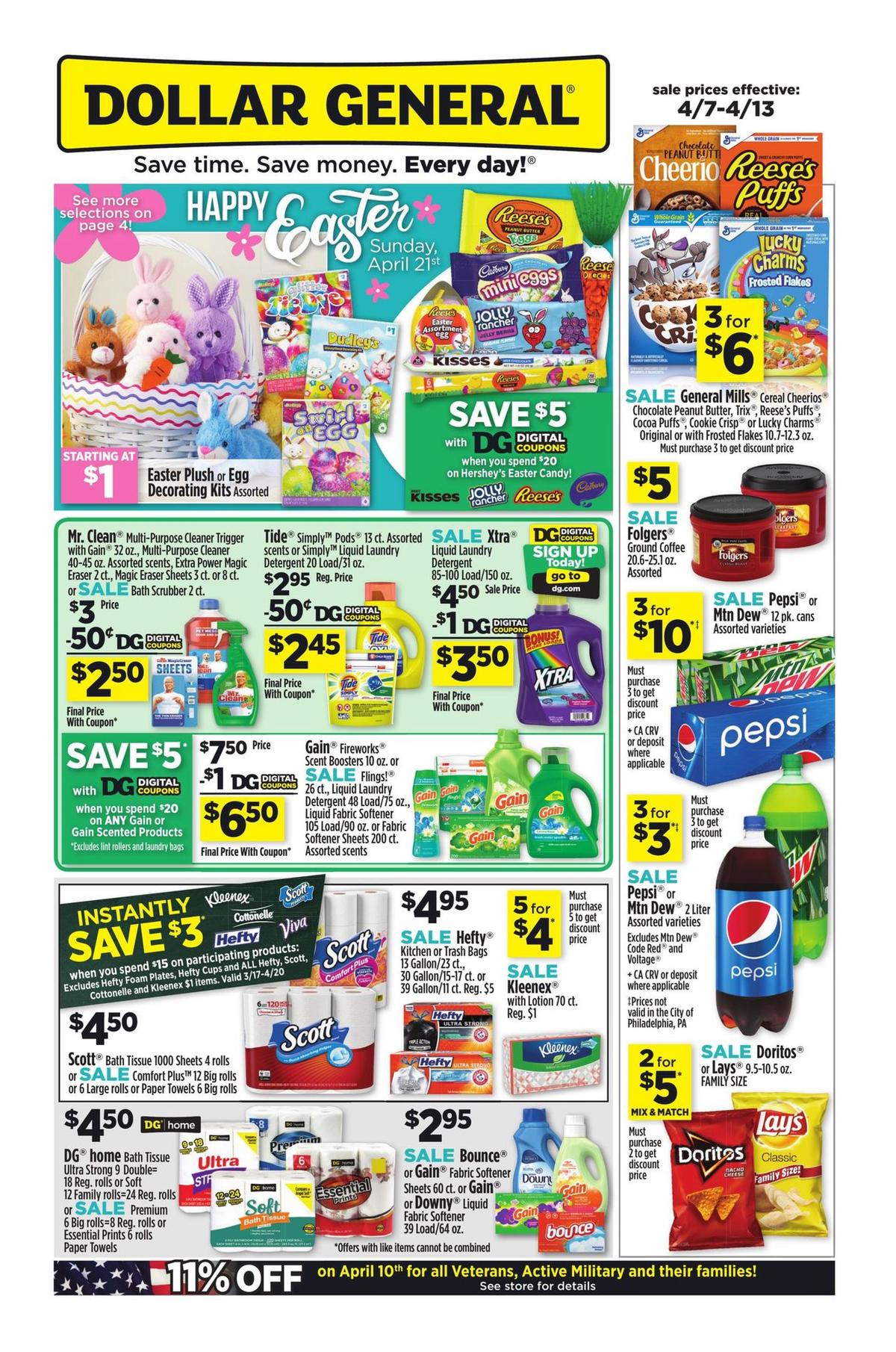 Dollar General Weekly Ads and Circulars from April 7