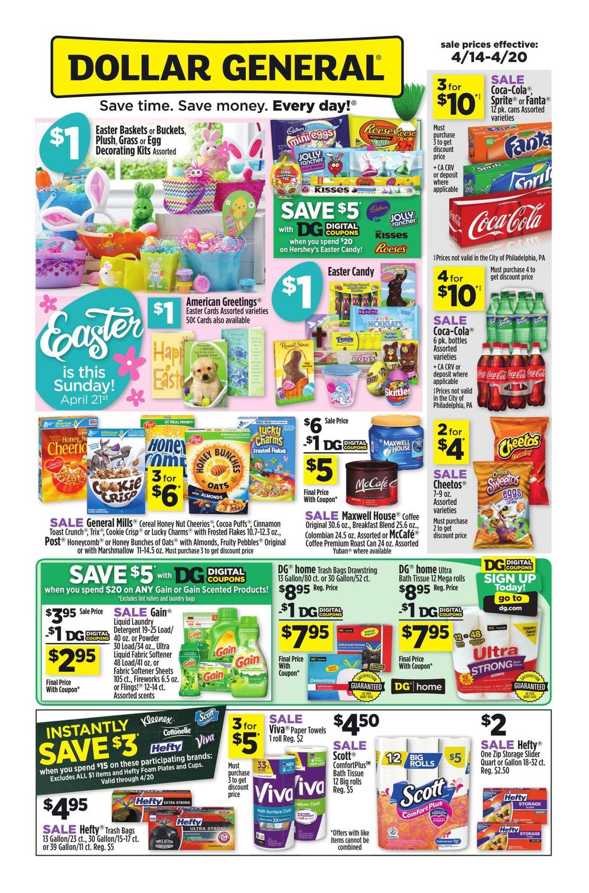 Dollar General Weekly Ads and Circulars from April 14