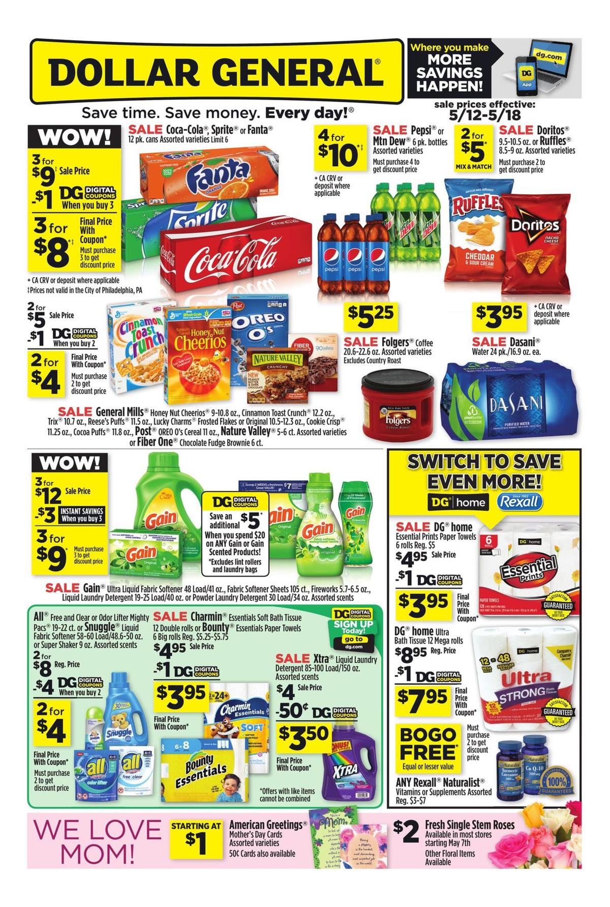 Dollar General Weekly Ads and Circulars from May 12