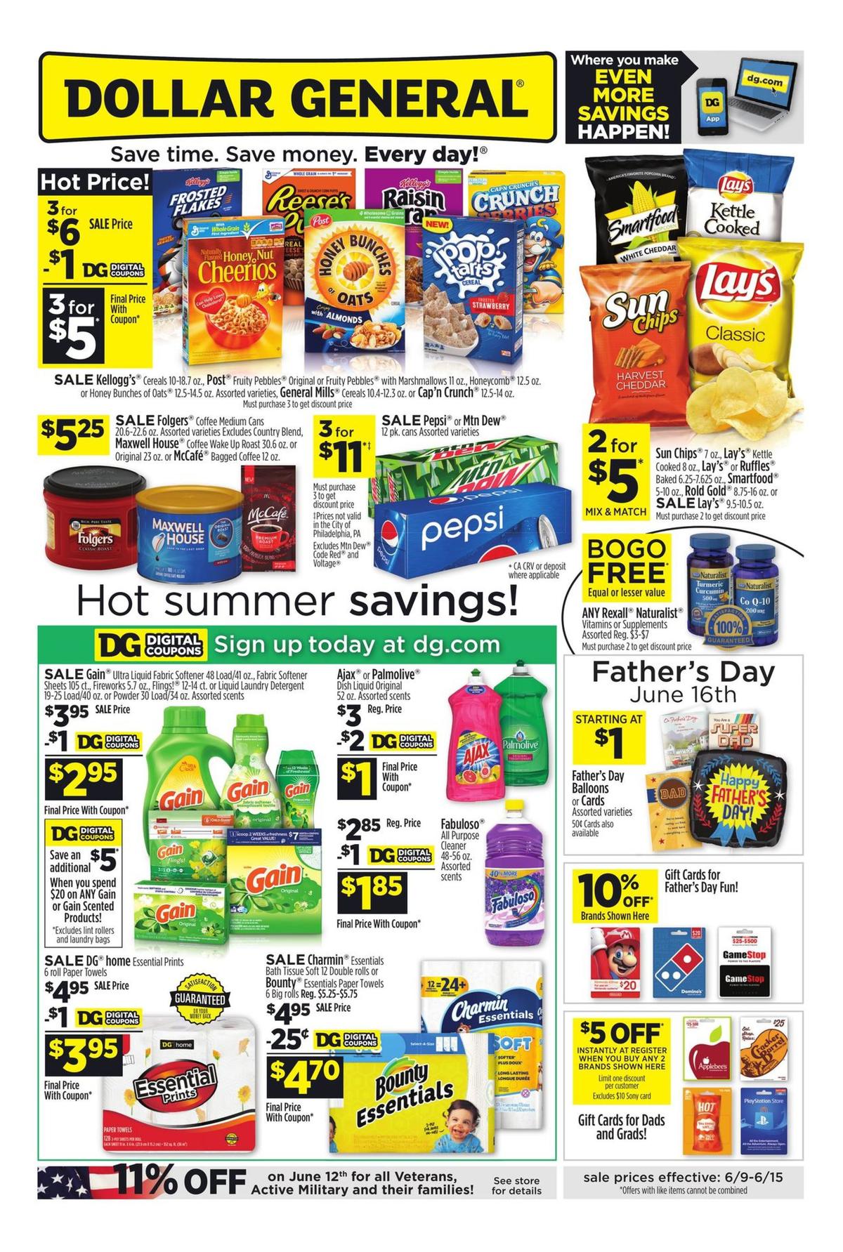 Dollar General Weekly Ads and Circulars from June 9