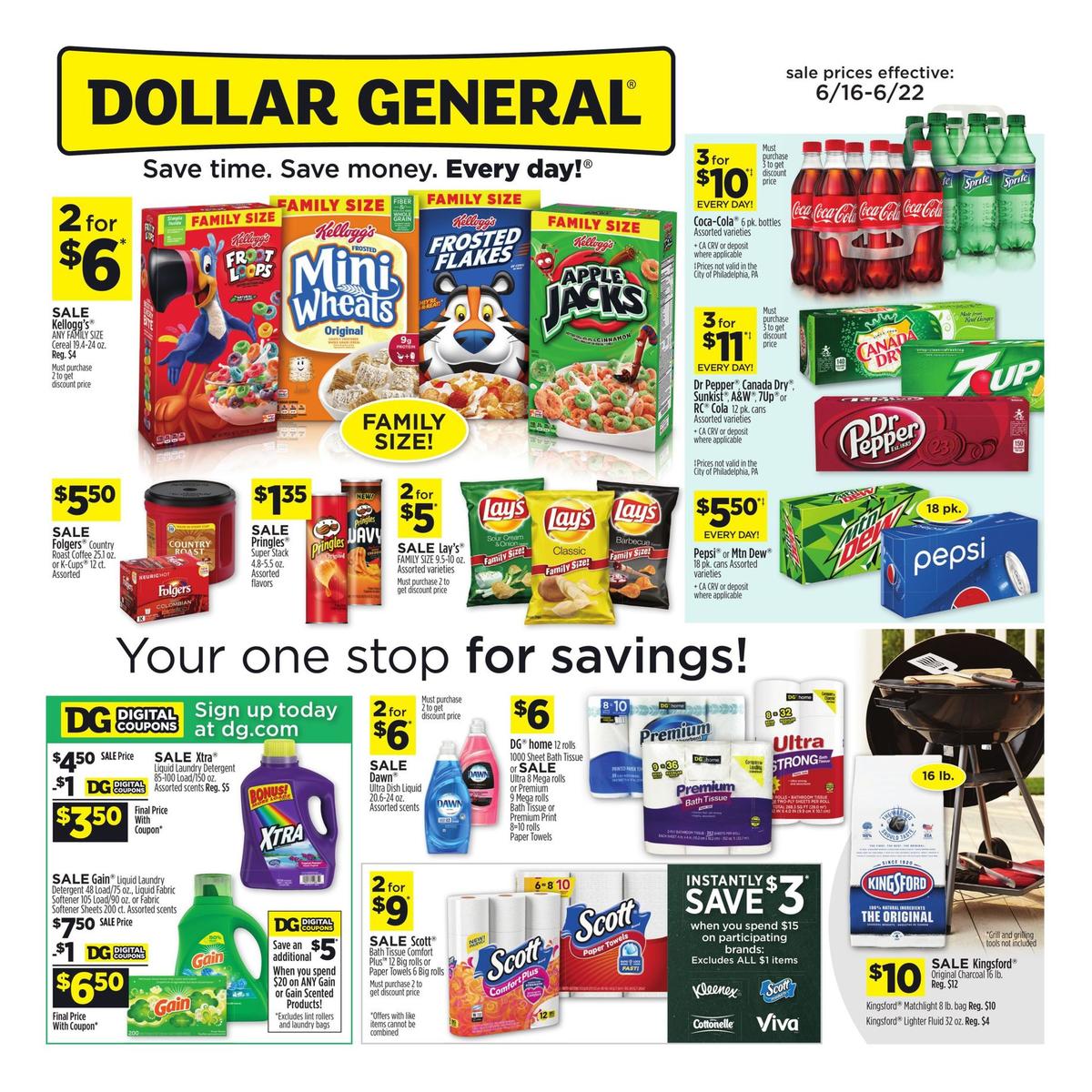 Dollar General Weekly Ads and Circulars from June 16