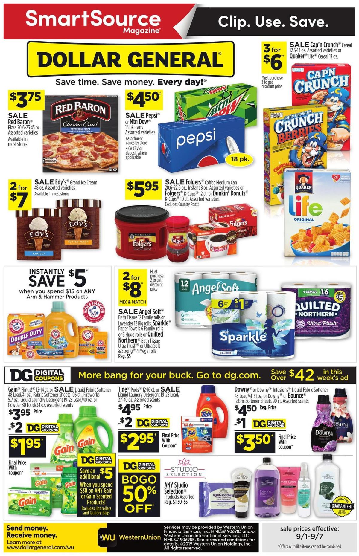 Dollar General Weekly Ads and Circulars from September 1