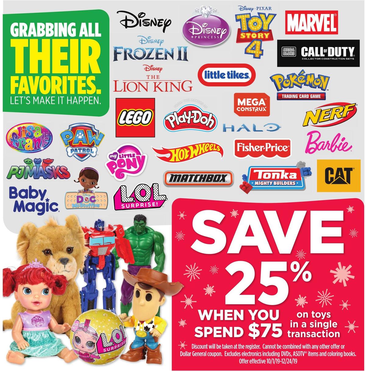 Dollar General Toy Book Weekly Ads and Circulars from October 22 Page 2