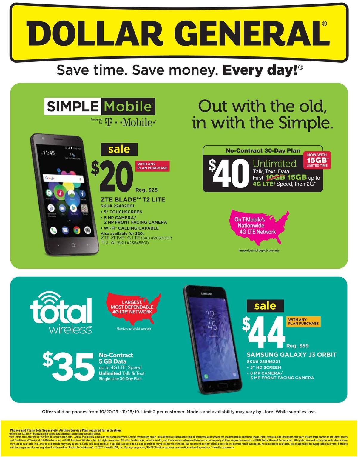 Dollar General Weekly Wireless Specials Weekly Ads and Circulars from ...