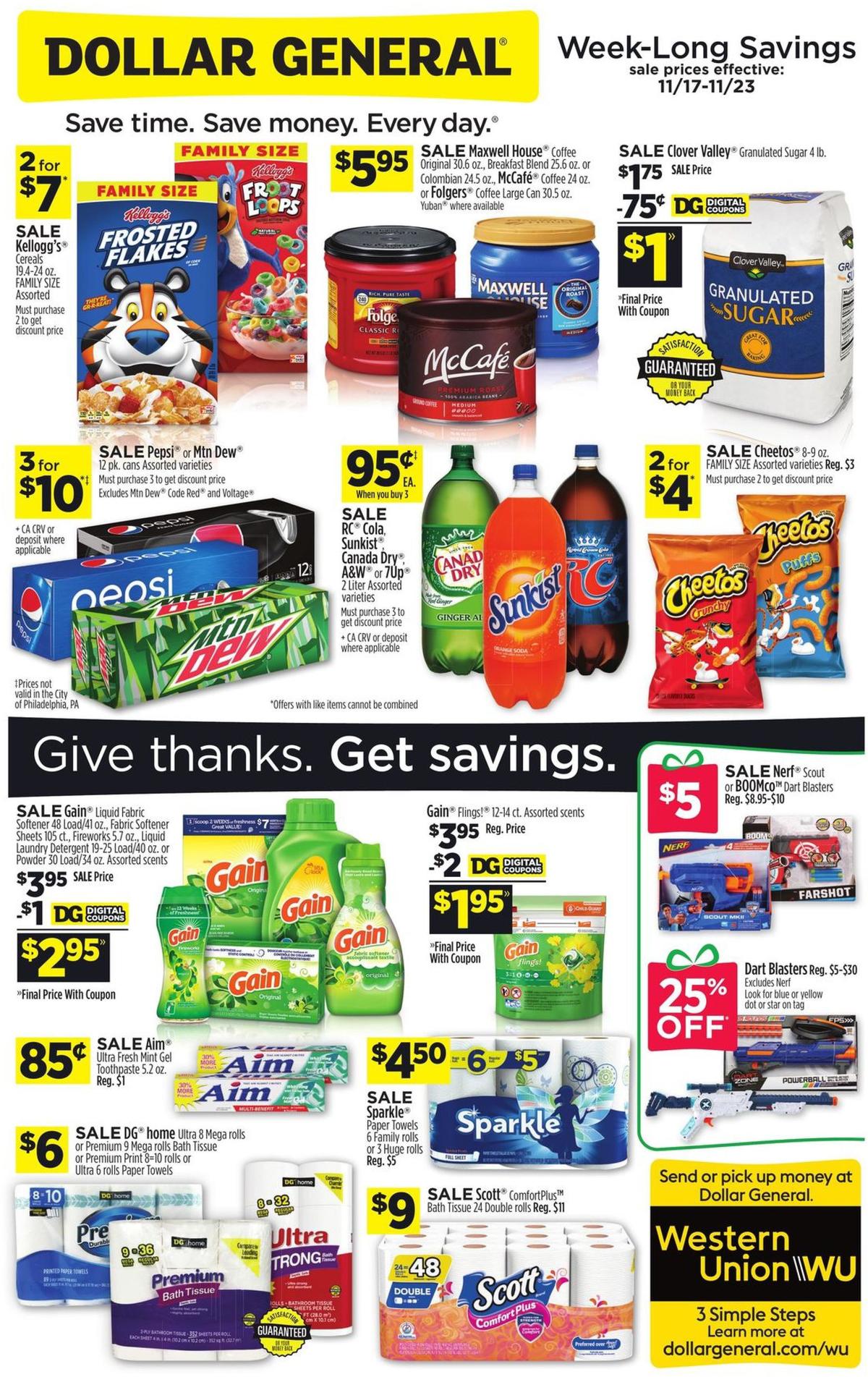 Dollar General Weekly Ads And Circulars From November 17