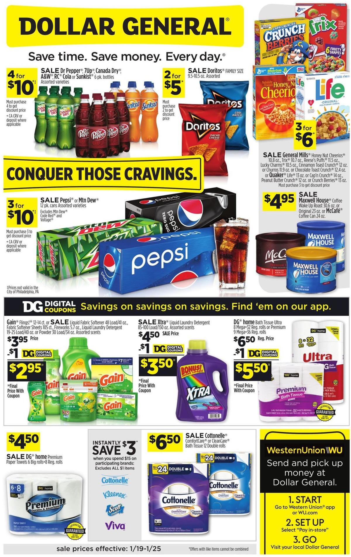 Dollar General Weekly Ads and Circulars from January 19