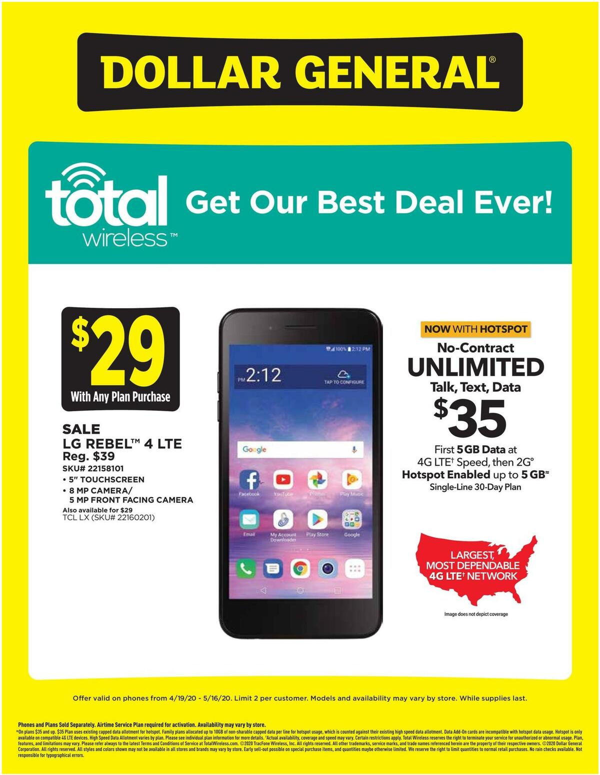 Dollar General Weekly Wireless Specials Weekly Ads and Circulars for ...