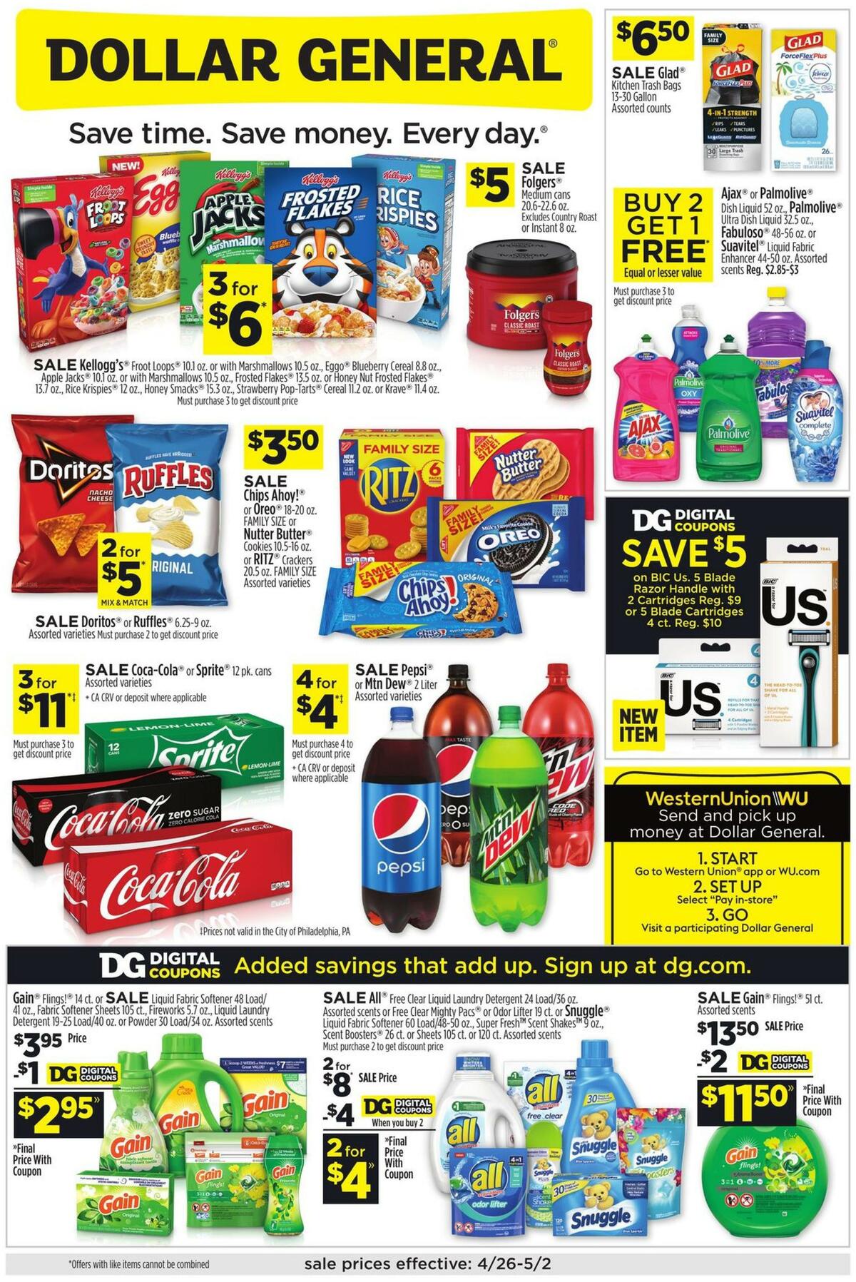 Dollar General Weekly Ads and Circulars from April 26