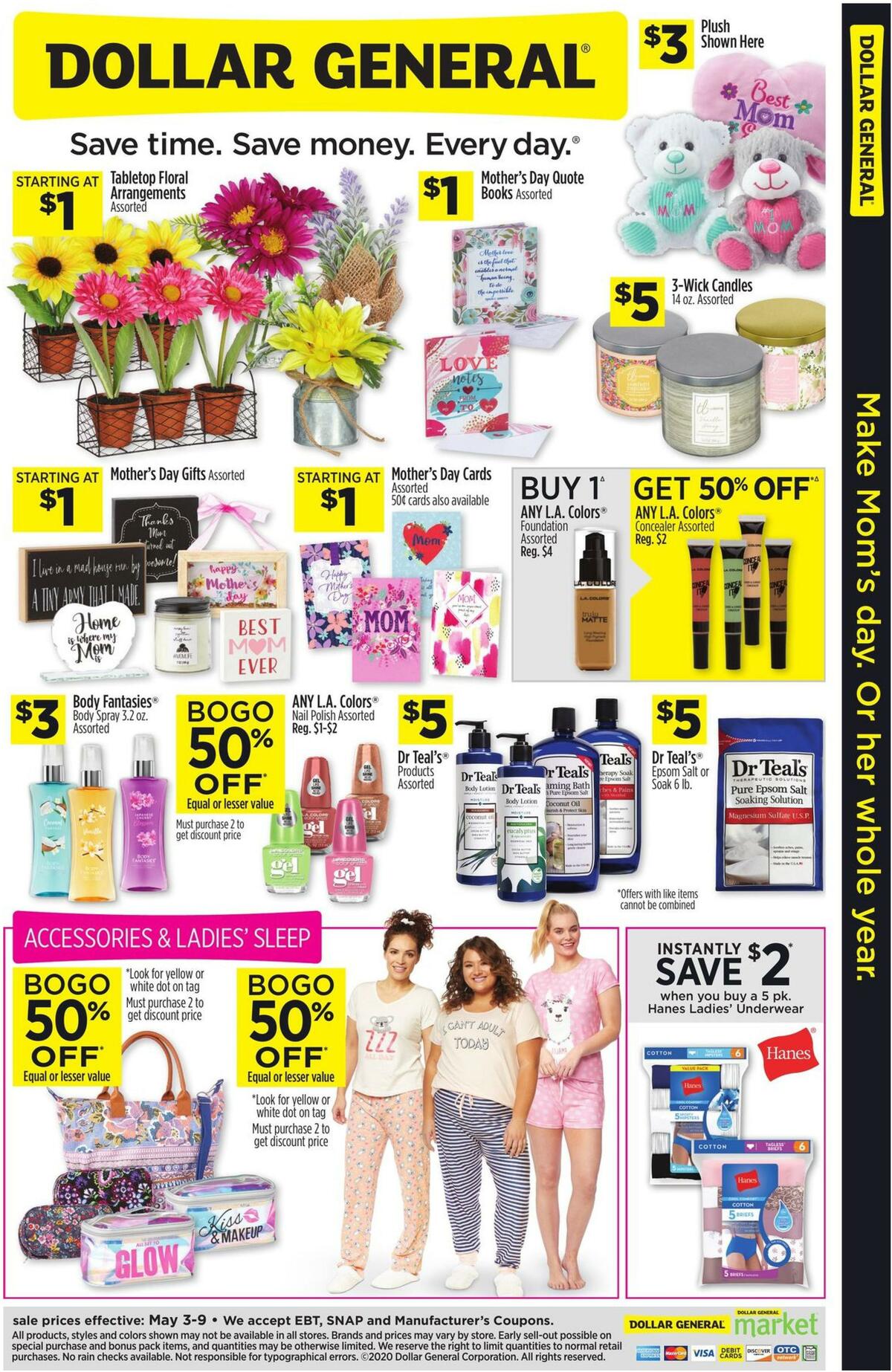 Dollar General Make Mom's Day Weekly Ads and Circulars from May 3