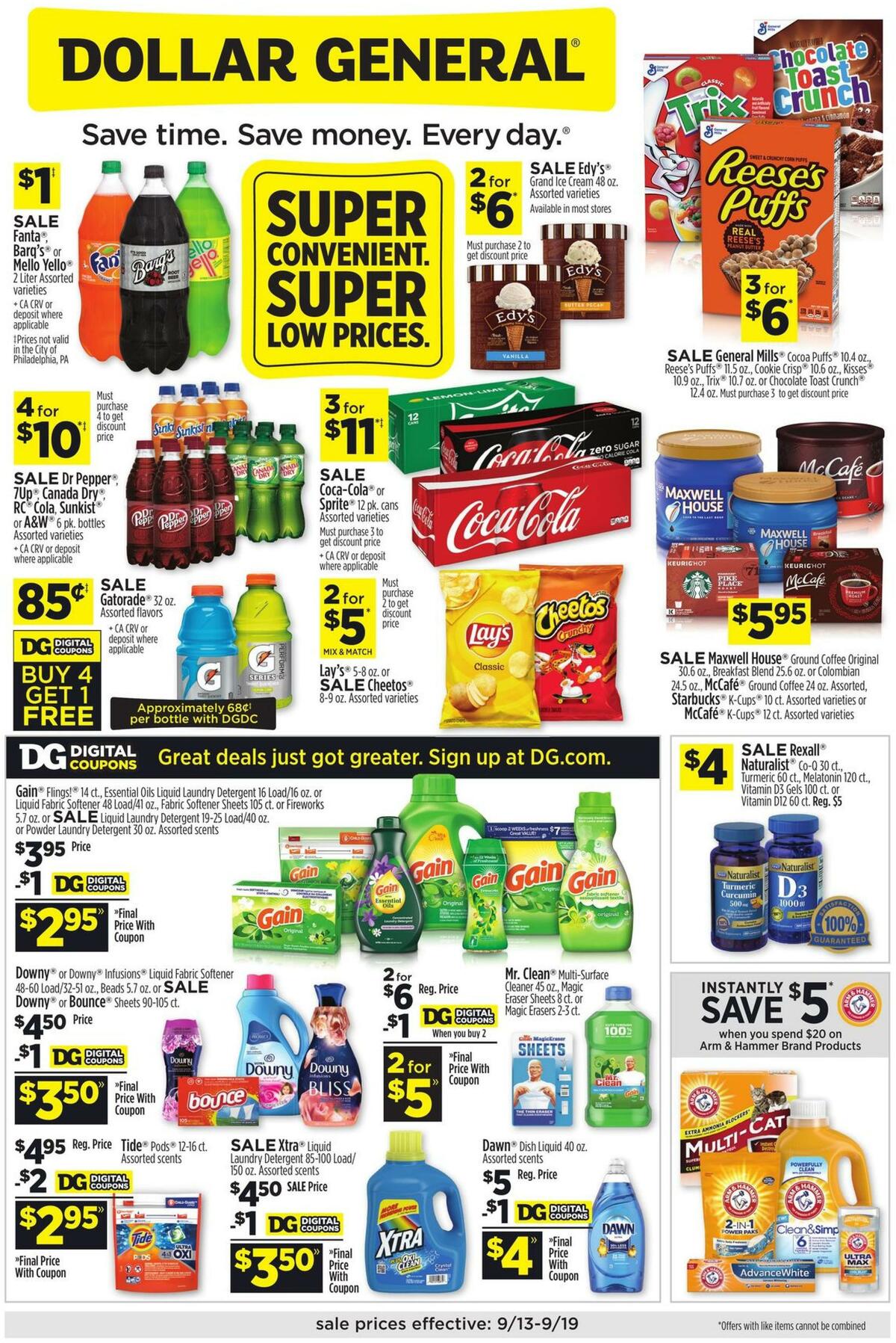 Dollar General Weekly Ads and Circulars from September 13