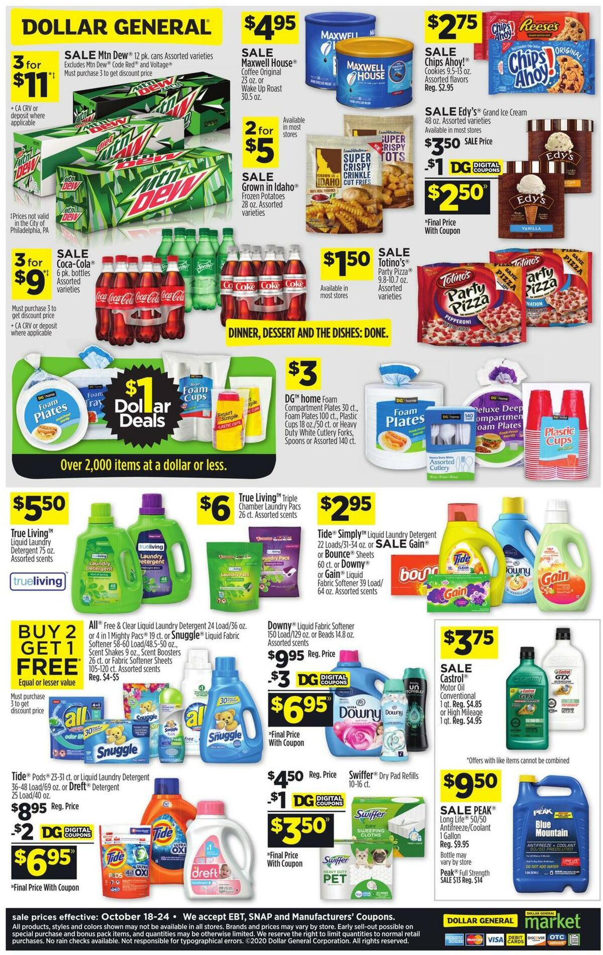 Dollar General Weekly Ads and Circulars from October 18 - Page 2