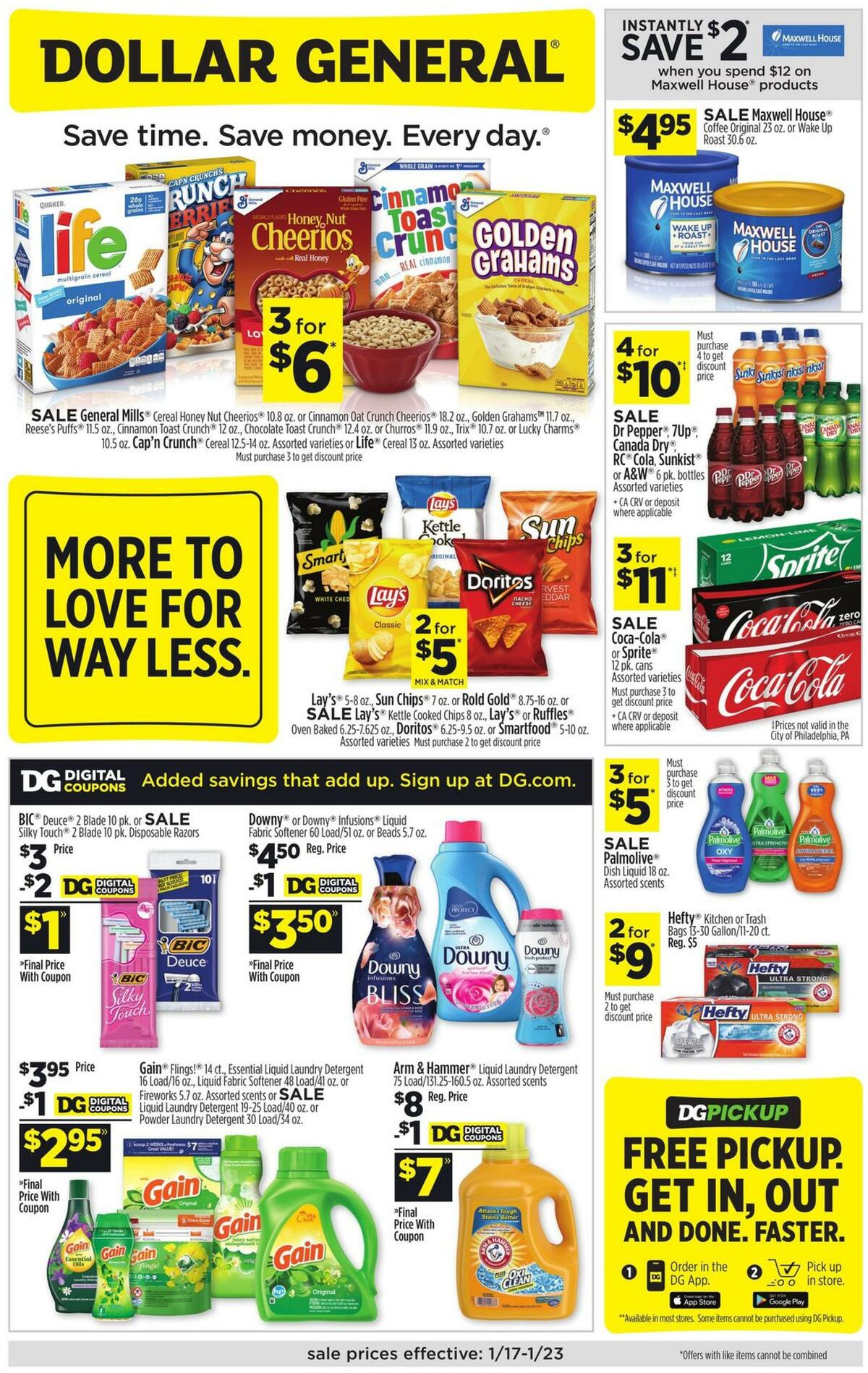 Dollar General Weekly Ads and Circulars from January 17