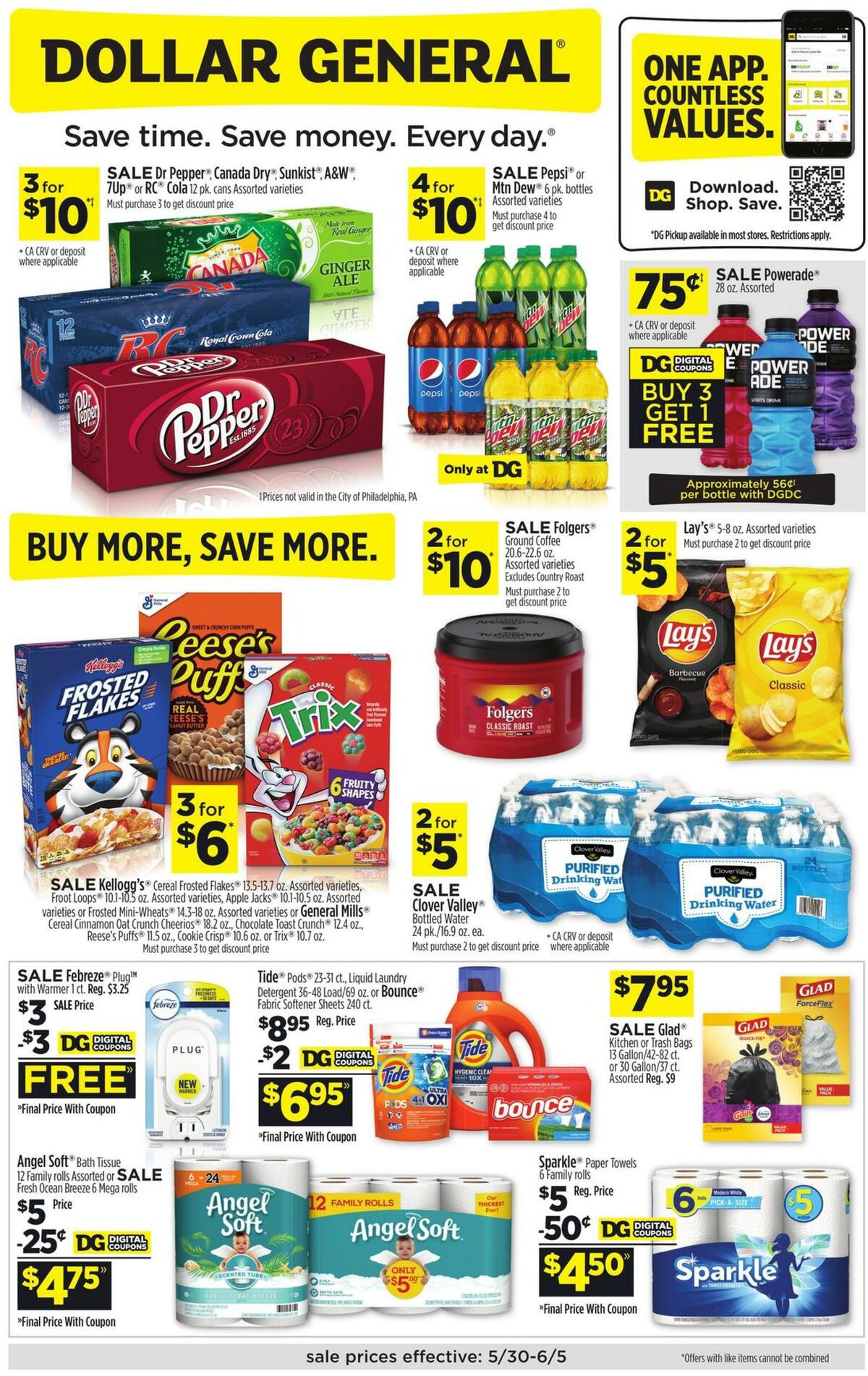 Dollar General Weekly Ads and Circulars from May 30