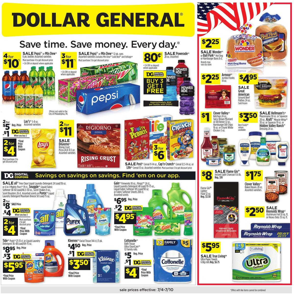 Dollar General Weekly Ads and Circulars from July 4