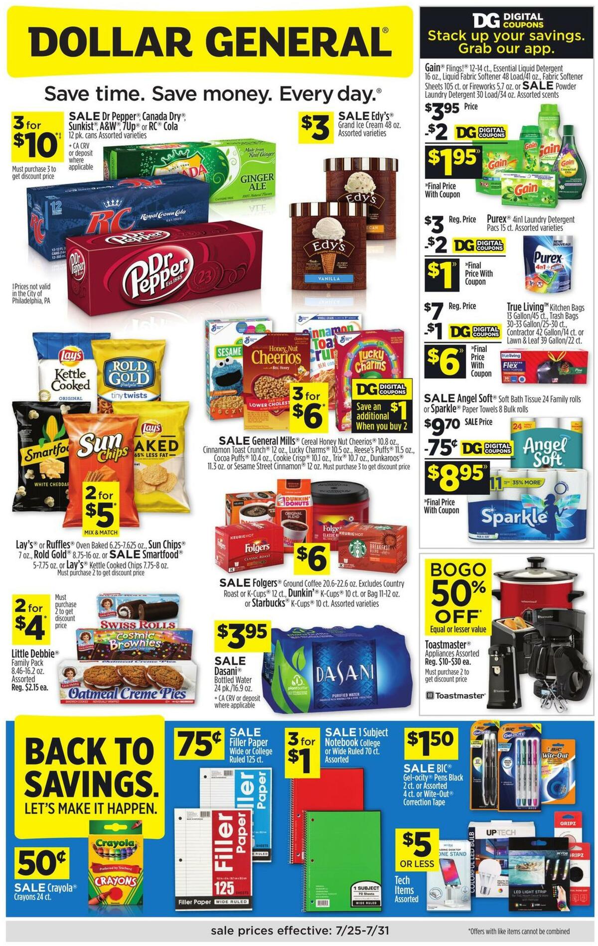 Dollar General Weekly Ads and Circulars from July 25