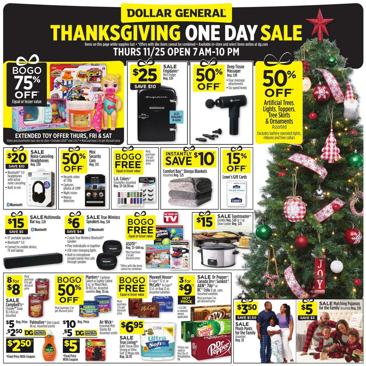 Dollar General Thanksgiving Deal Days Weekly Ads and Circulars from November 25