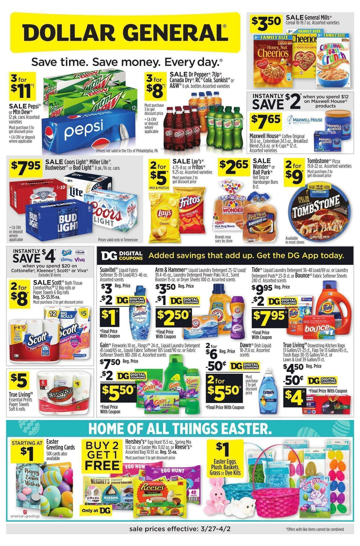 Dollar General Weekly Ads and Circulars from March 27