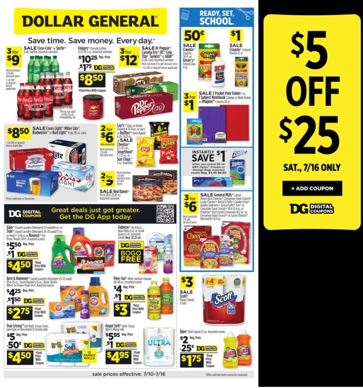 Dollar General Weekly Ads and Circulars from July 10