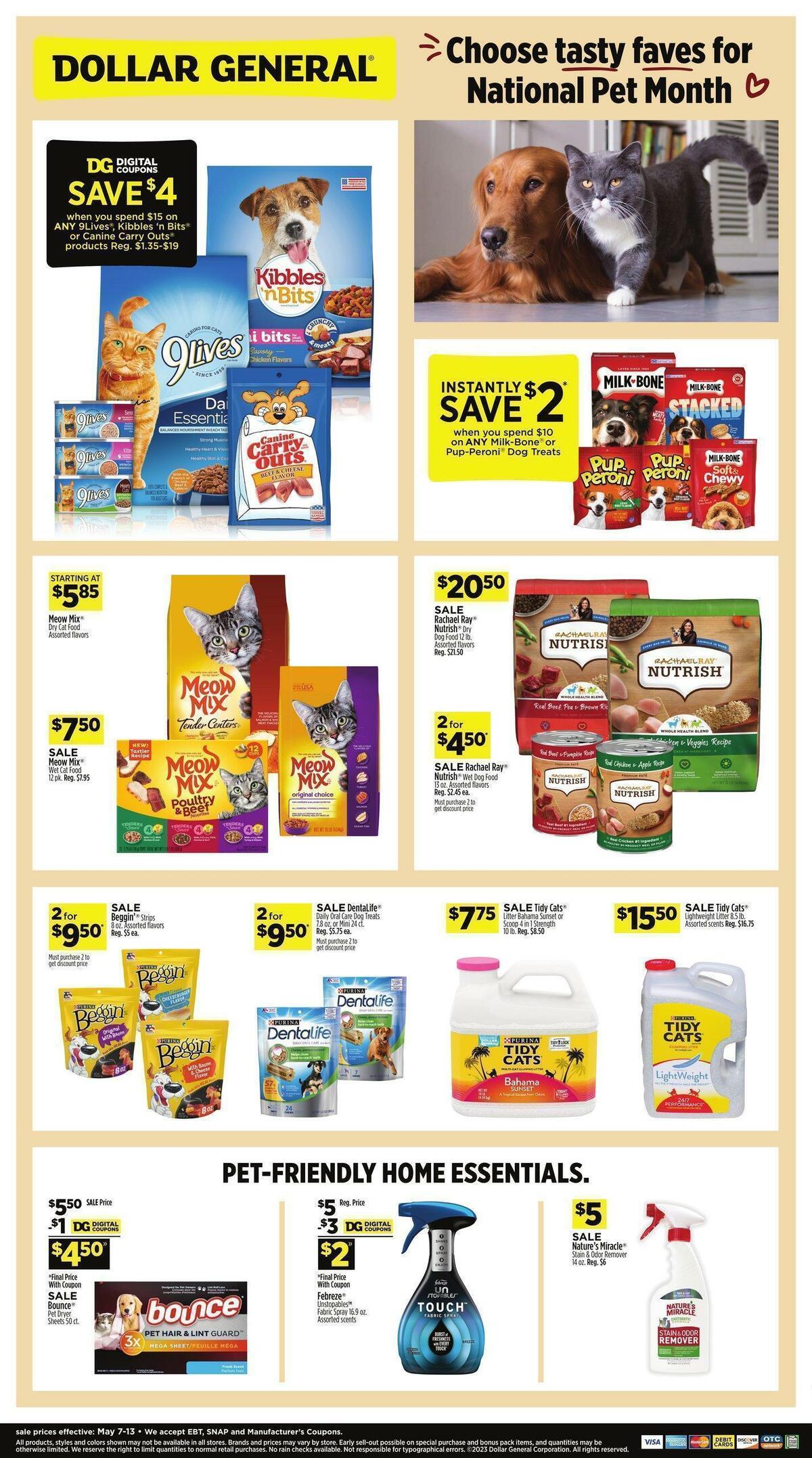 Dollar General Pet SSM Weekly Ads and Circulars from May 7