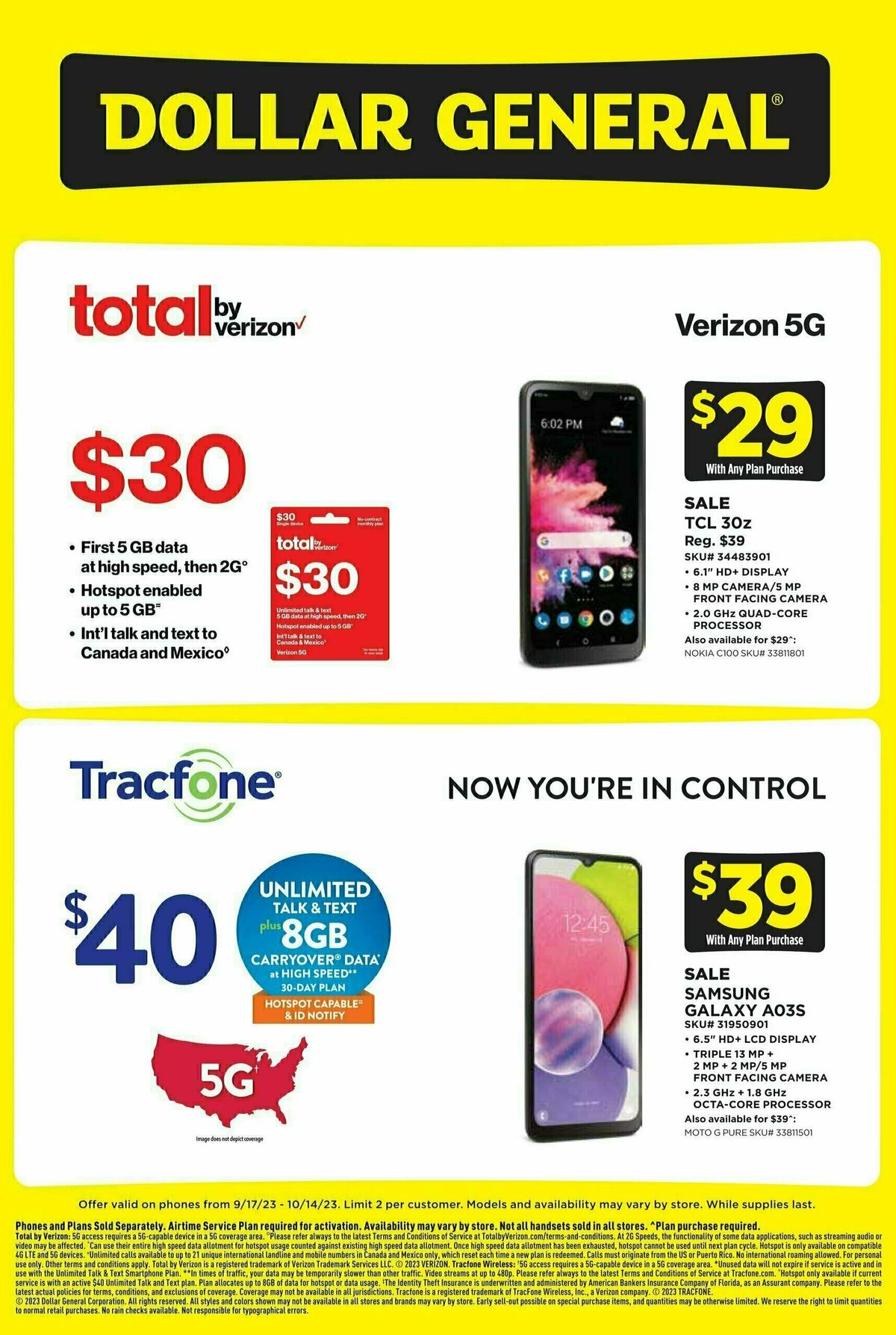 Dollar General Weekly Wireless Specials Weekly Ads And Circulars From ...