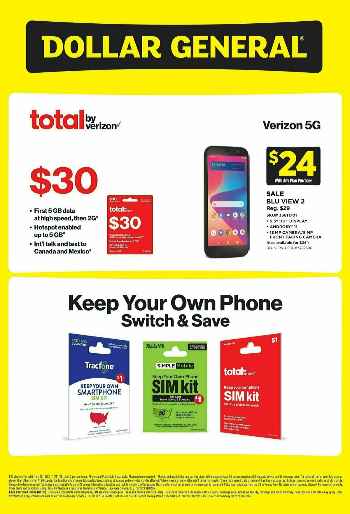 Dollar General Weekly Wireless Specials Weekly Ads and Circulars from ...