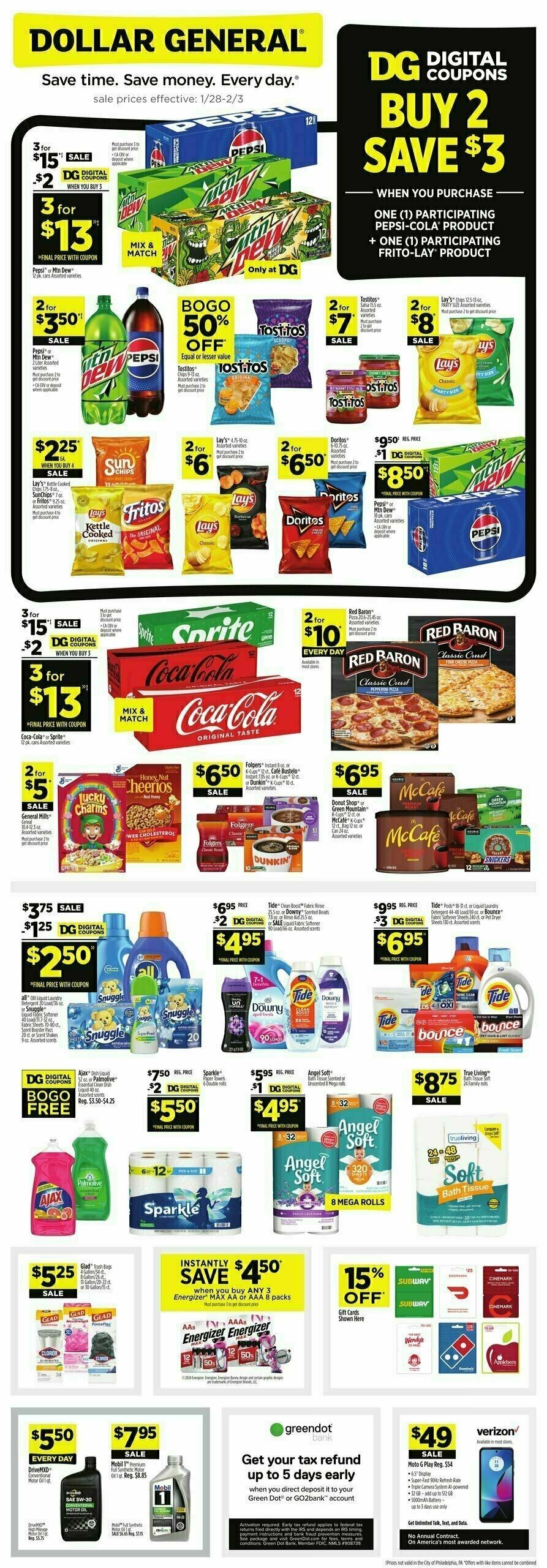 Dollar General Weekly Ads and Circulars from January 28