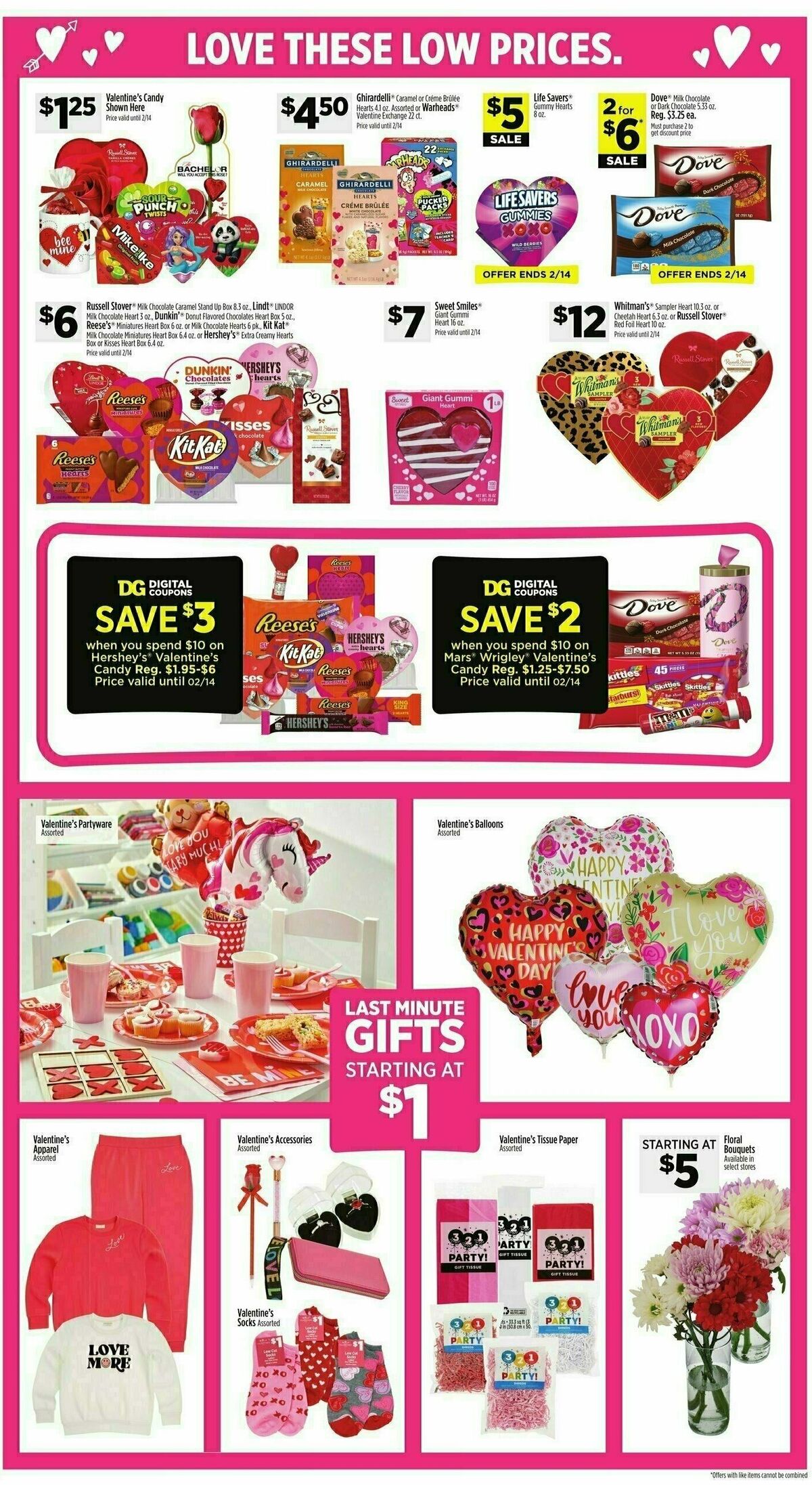 Dollar General Valentine's Day Weekly Ads and Circulars from February 11