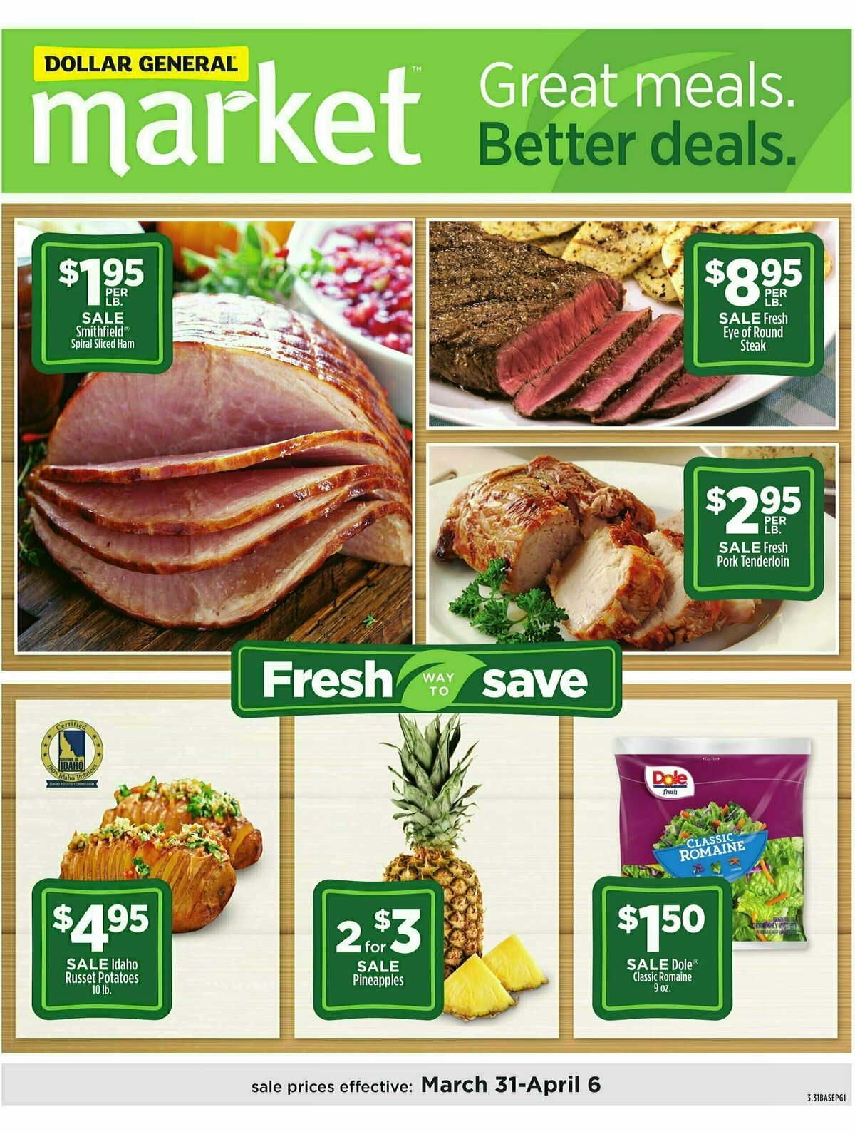 Dollar General Market Ad Weekly Ads and Circulars from March 31