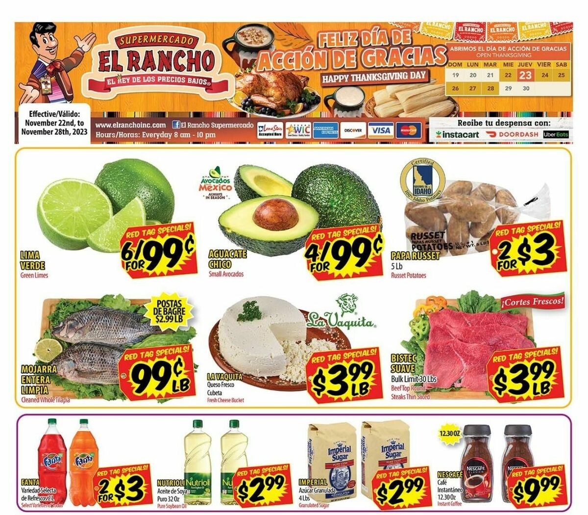 El Rancho Weekly Ads from November 22