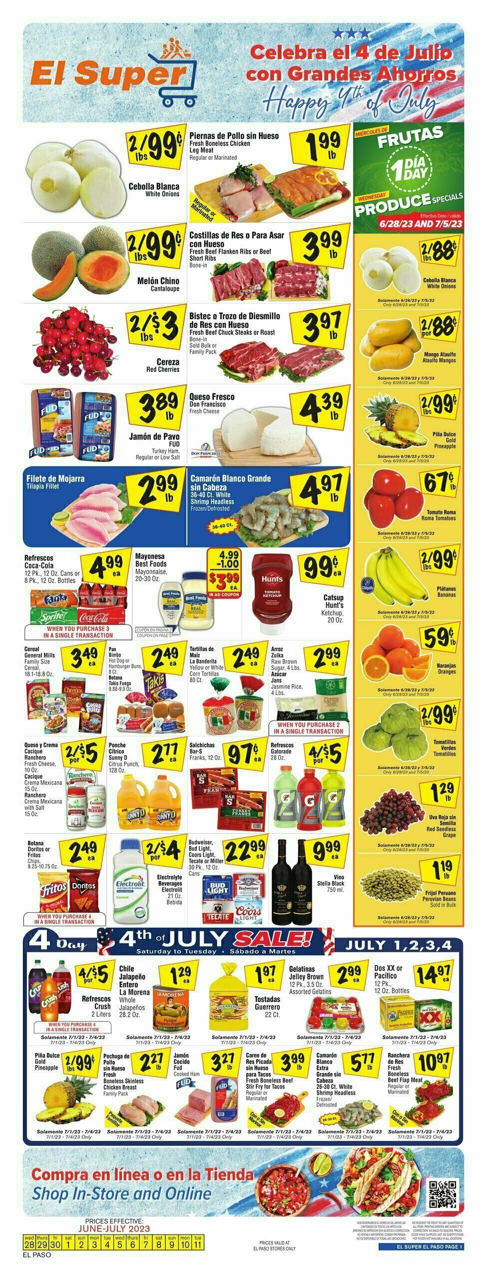 El Super Markets Weekly Ad from June 28