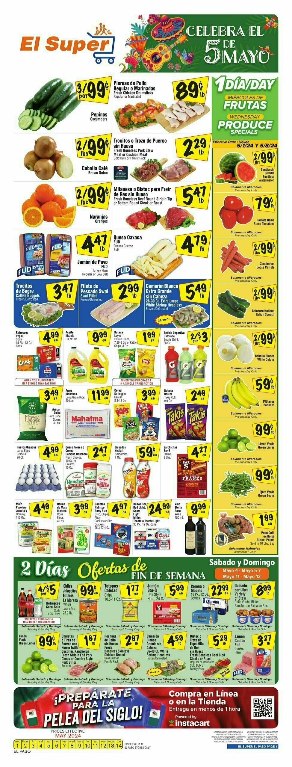 El Super Markets Weekly Ad from May 1