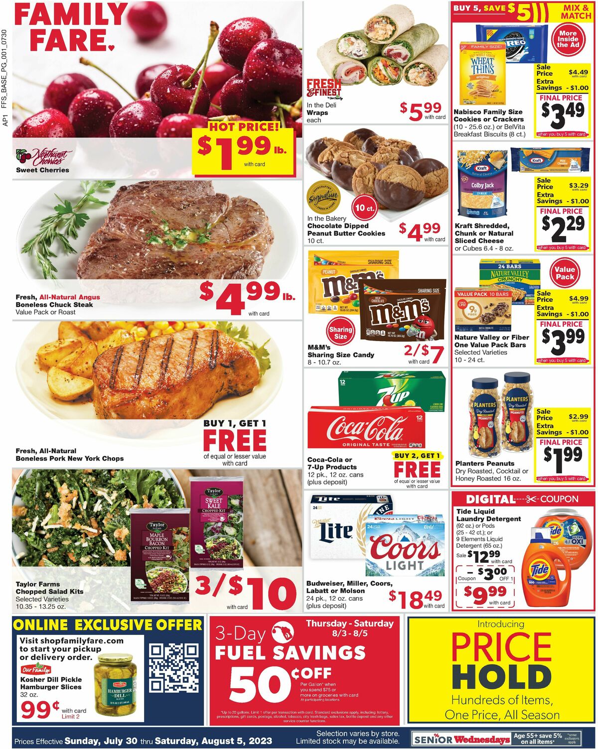 Family Fare Weekly Ad from July 30