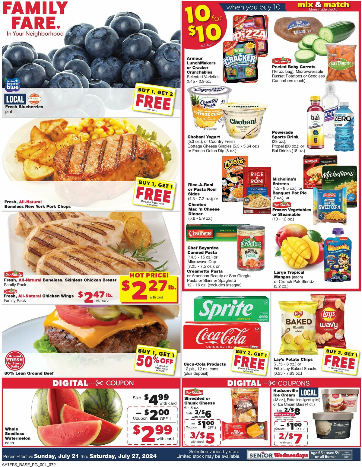 Family Fare Weekly Ad from July 21