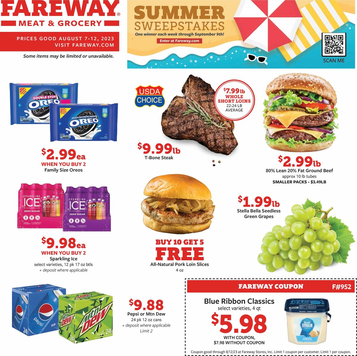 Fareway Weekly Ads from August 7