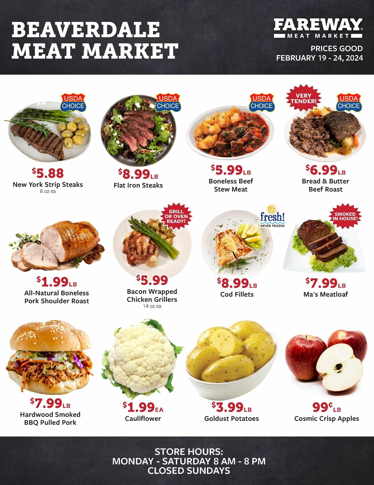 Fareway Meat market Weekly Ads from February 19