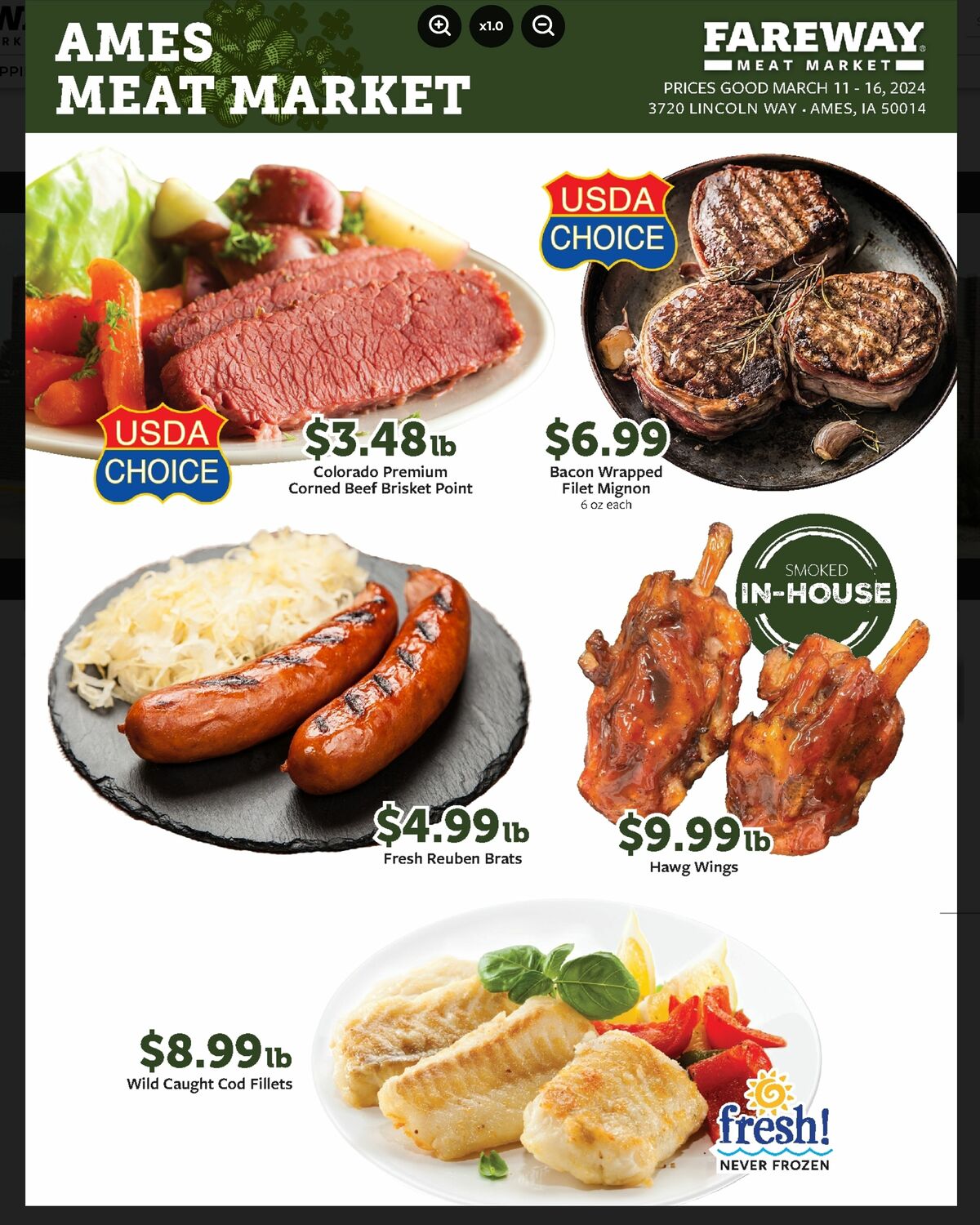 Fareway Meat Market Weekly Ads from March 11