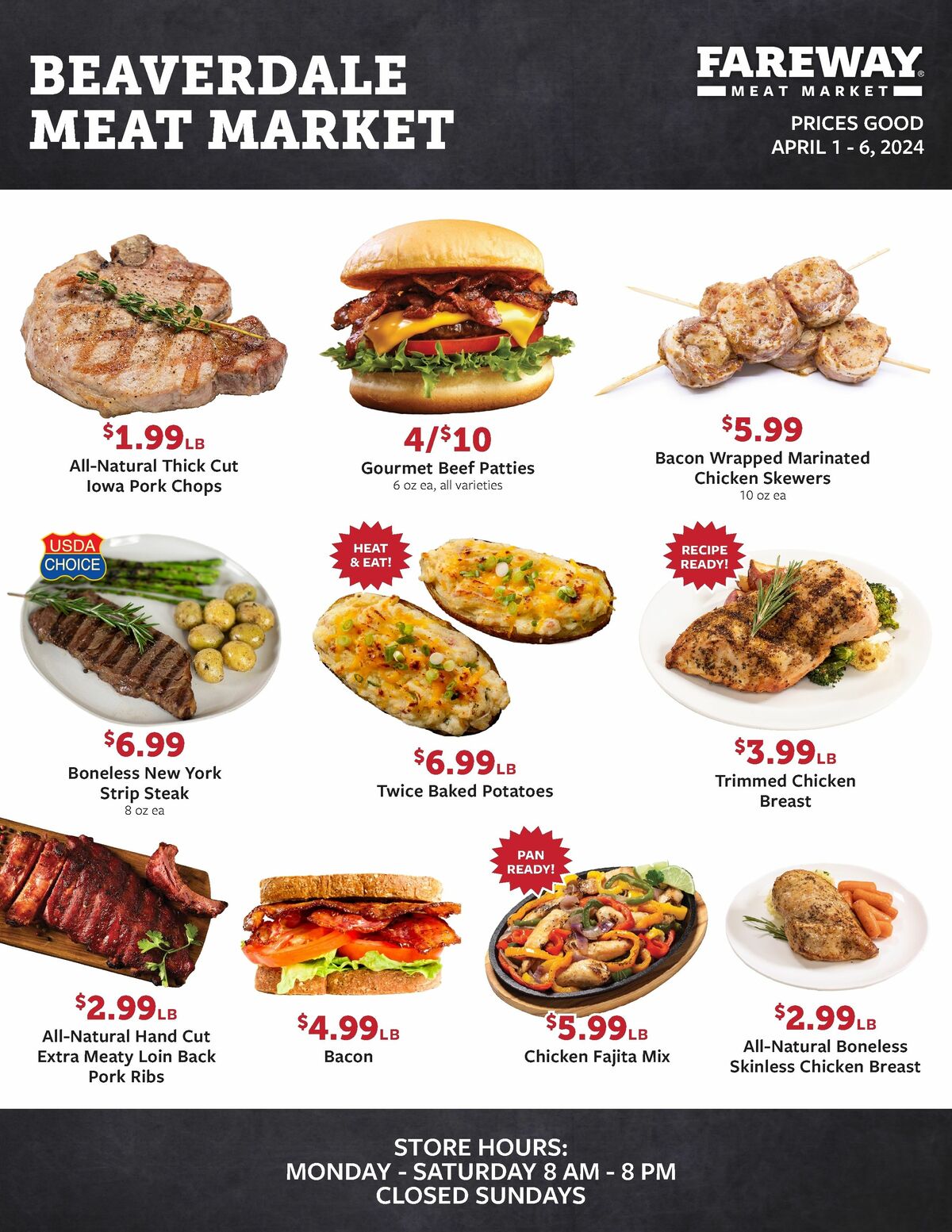 Fareway Meat Market Weekly Ads from April 1