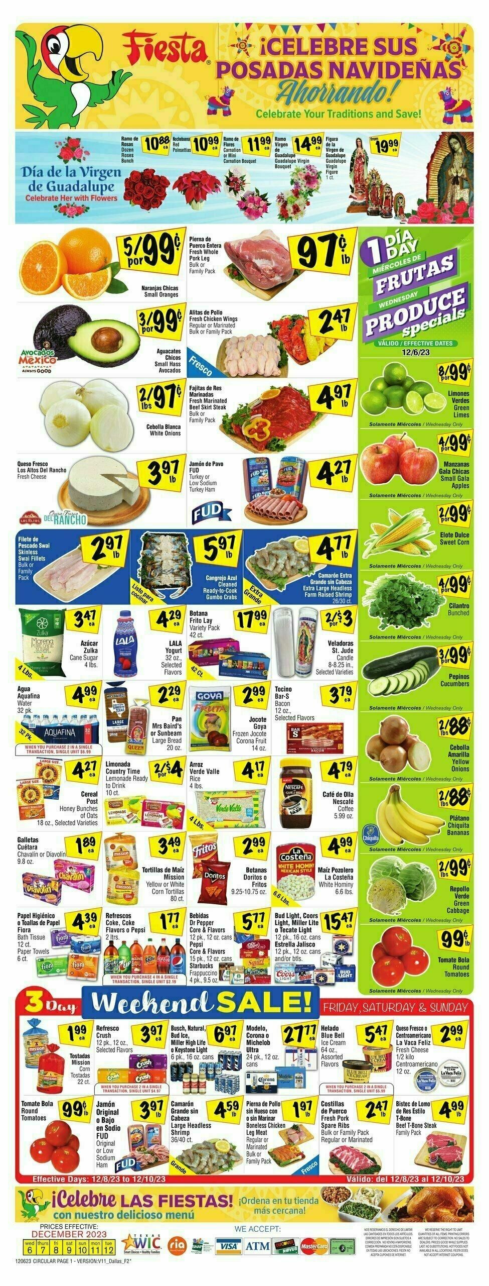 Fiesta Mart Weekly Ad from December 6