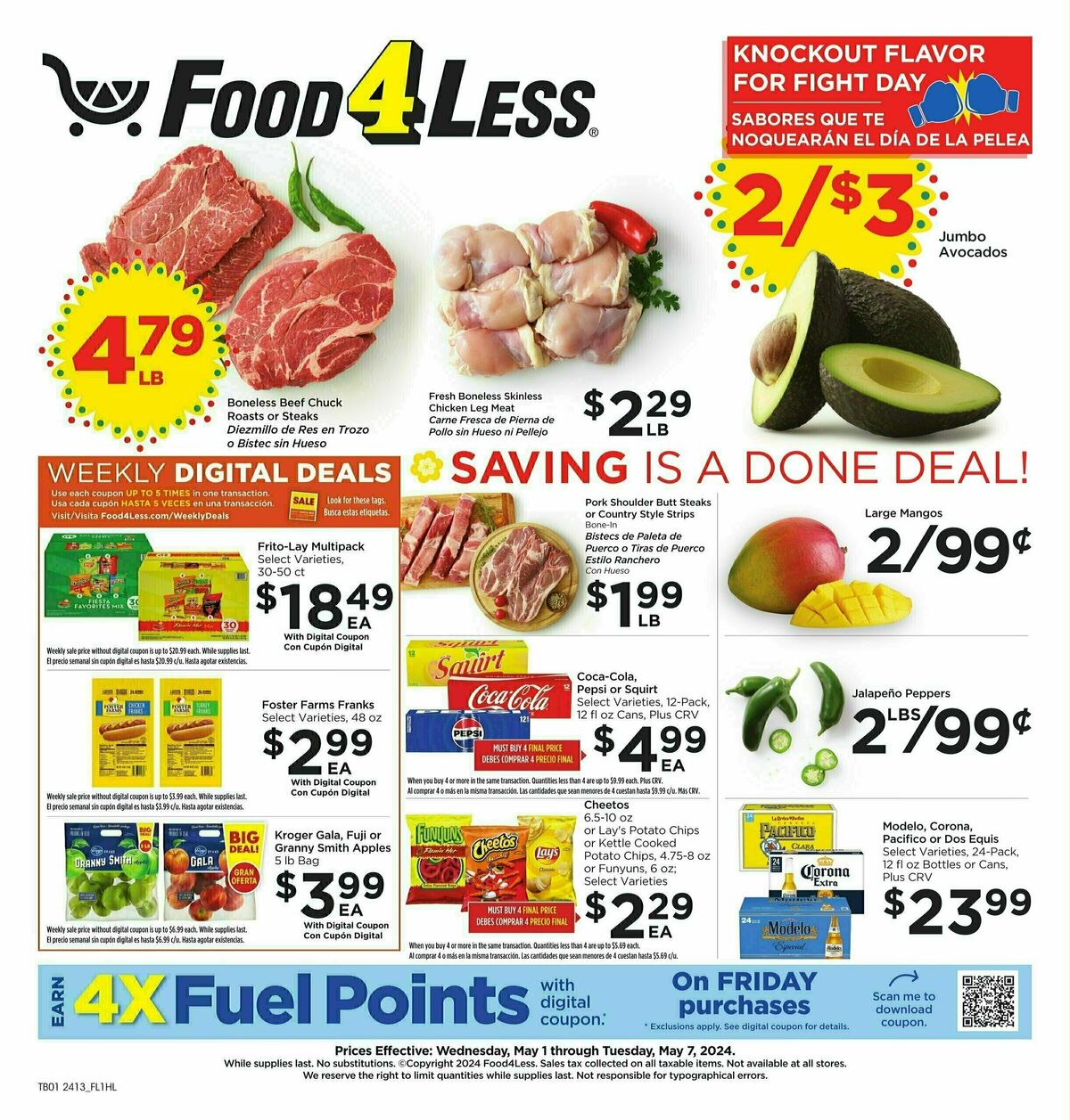 Food 4 Less Weekly Ads & Deals from May 1