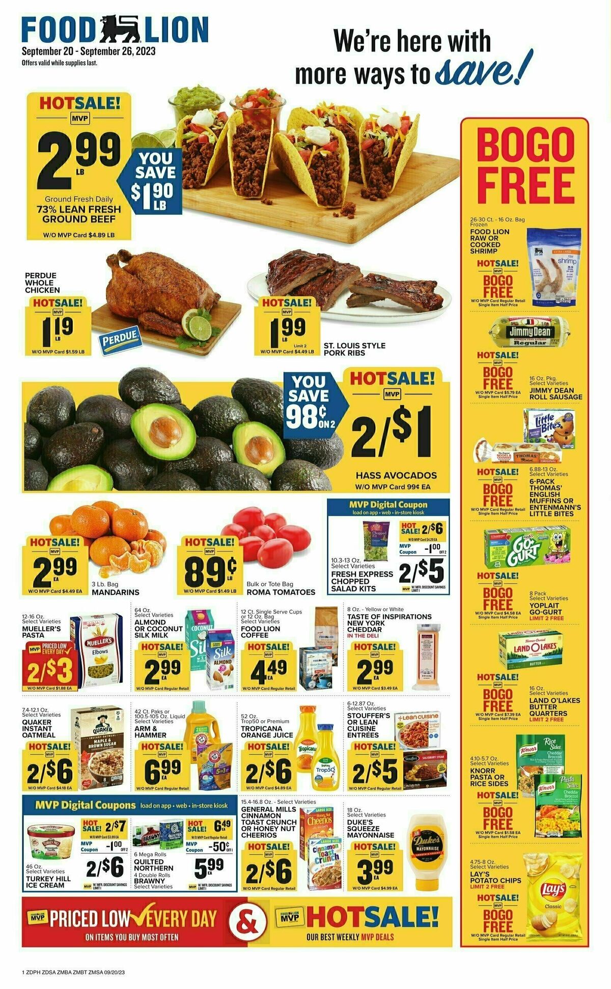 Food Lion Weekly Ad From September 20